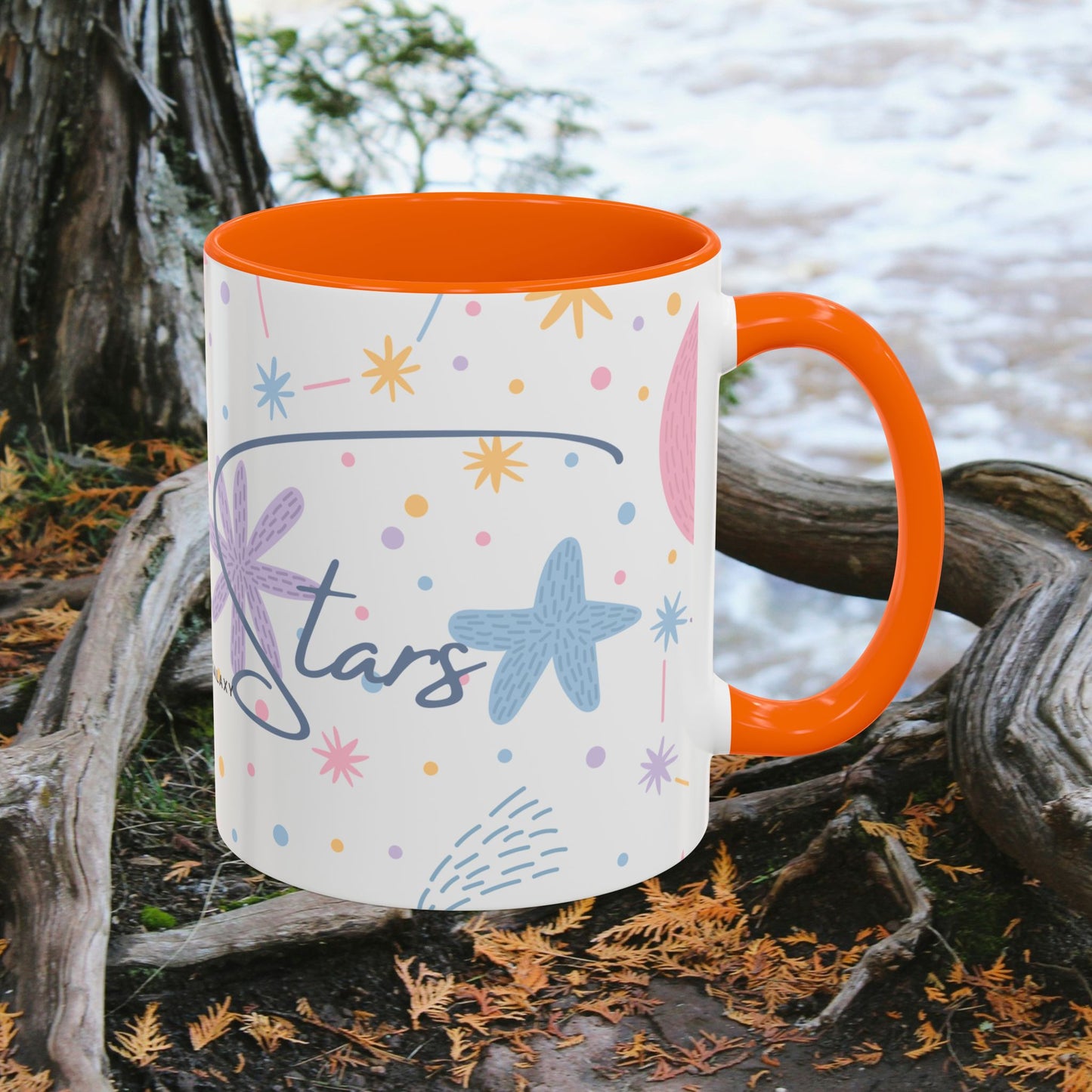 Accent Coffee Mug (11, 15oz) _ N3+ Series ACMUG PT2WW007_ Limited Edition Blend Style & Functionality by WesternWaves: