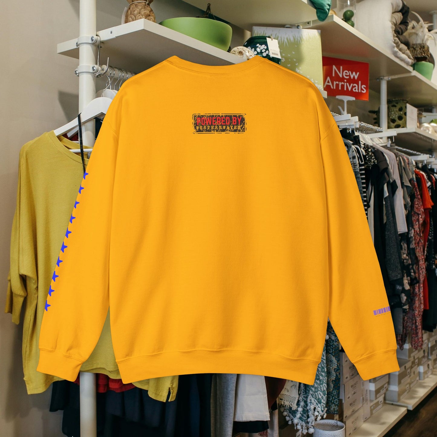 Unisex Heavy Blend™ Crewneck Sweatshirt_ N2 Sports Series UHBCSS PT2WW005_ Limited Edition ‘Zeztz’ Brand Sports Elements by WesternWaves: