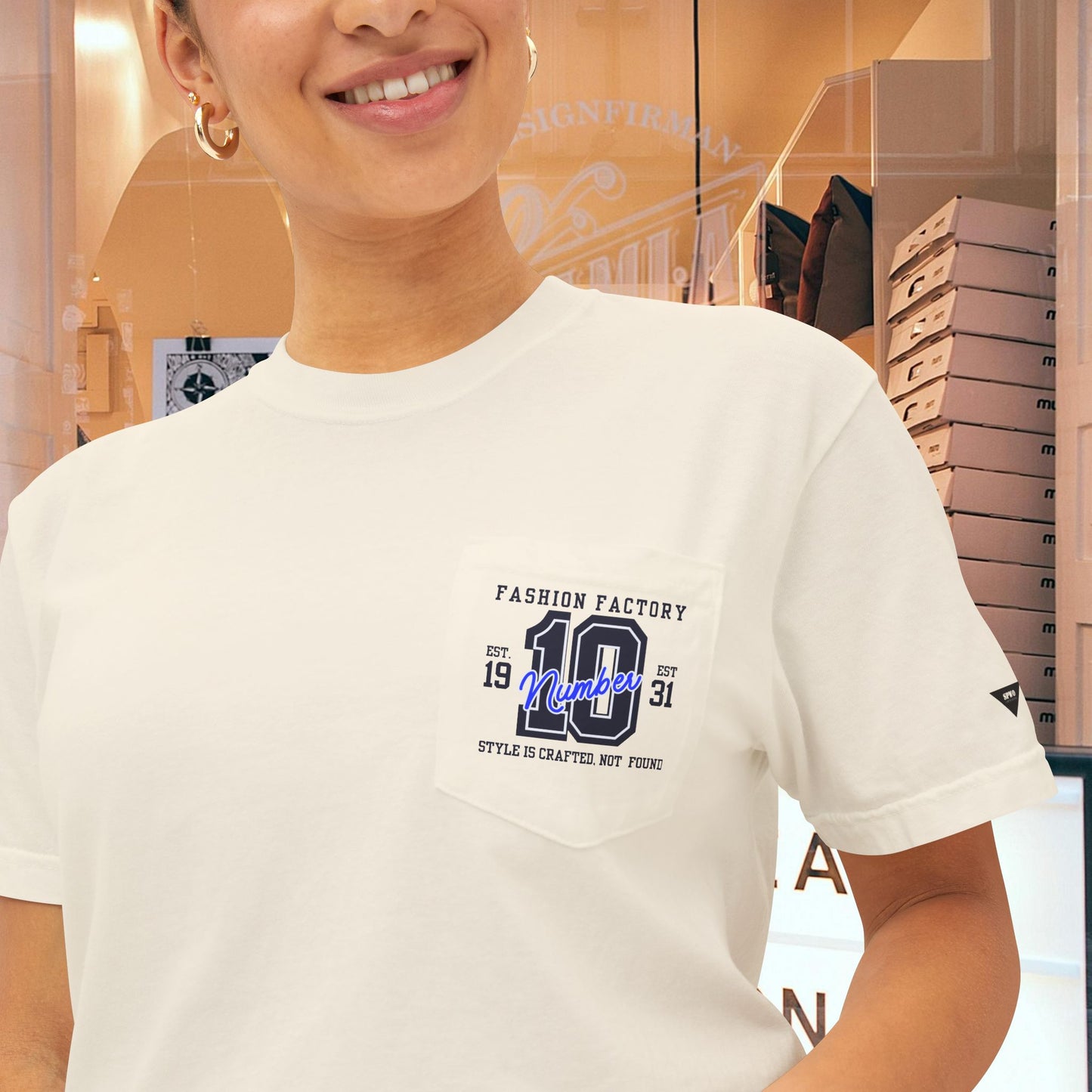 Unisex Garment-Dyed Pocket T-Shirt_ N3+ Series USGDPTS PT2WW001_ Limited Edition Raw Classic by WesternWaves: