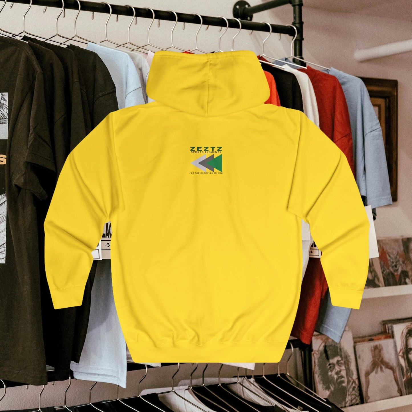 Unisex Full Zip Hoodie_ N7* Series USFZHOODIE PT2WW007_ Limited Edition Trendy Vibes by WesternWaves: