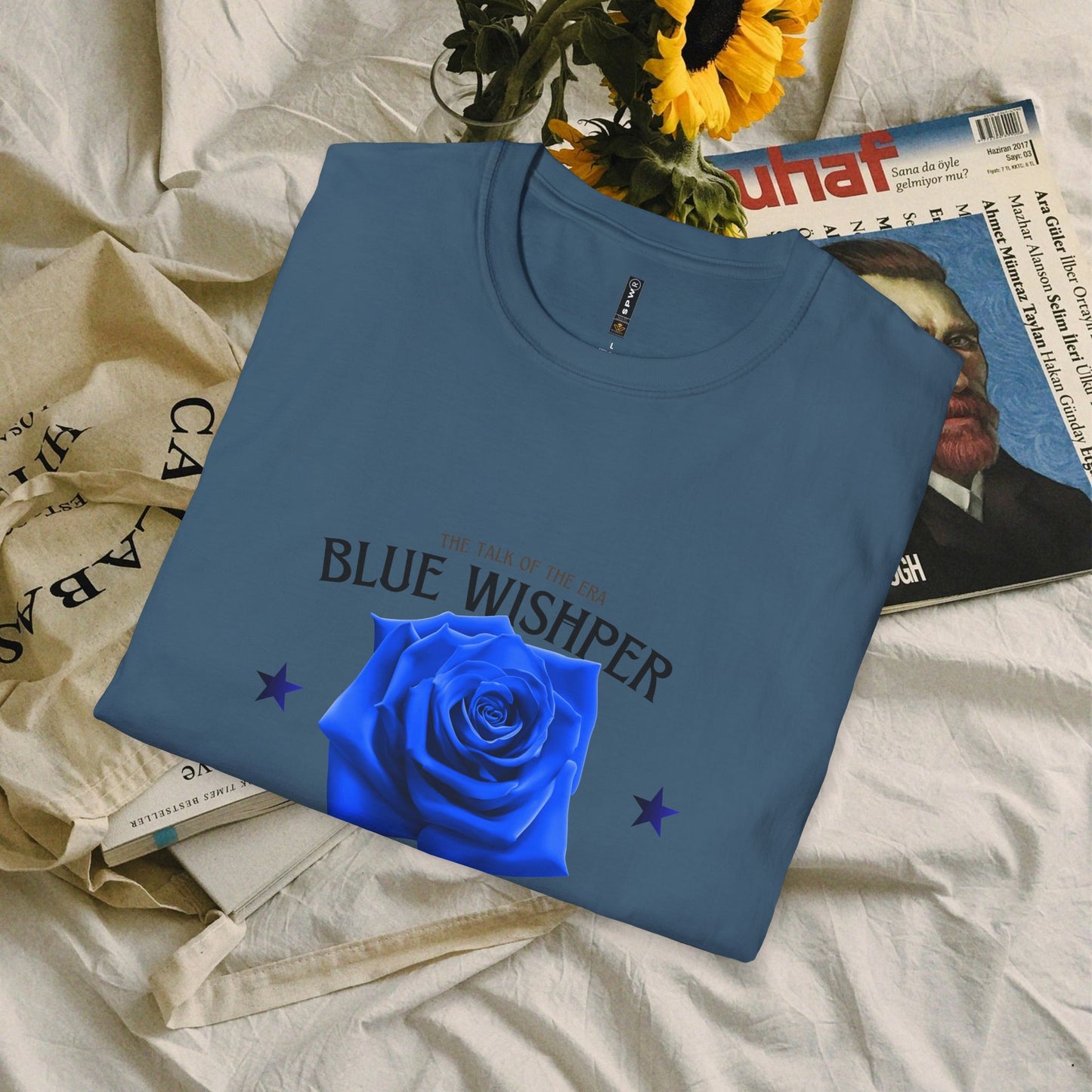 Unisex Softstyle T-Shirt_ N3+ Series USSTS FT2WW005_ Limited Edition Redefines & Relaxation by WesternWaves: