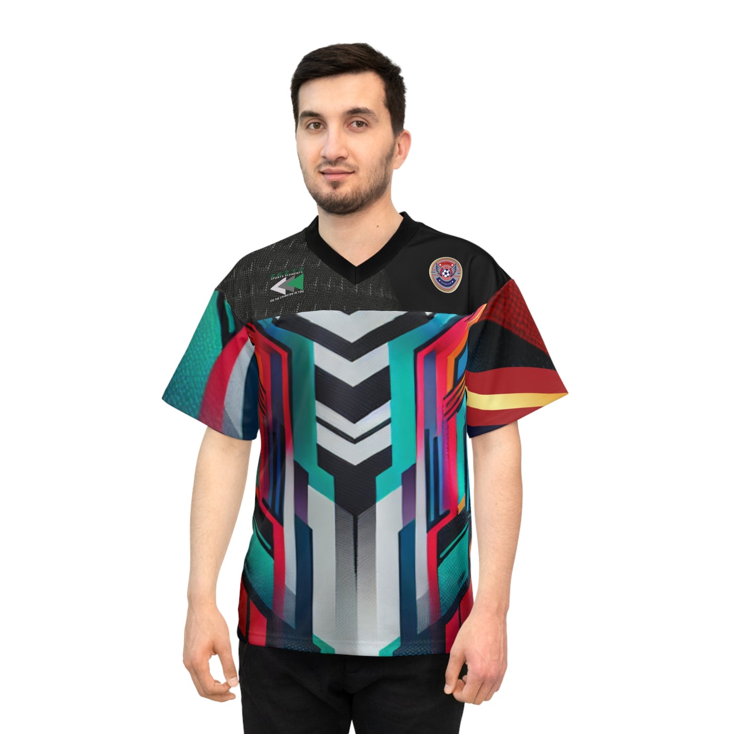 Unisex Football Jersey (AOP)_ Series UWD 060_ LImited Edition Soccer Jersey by WesternWaves: