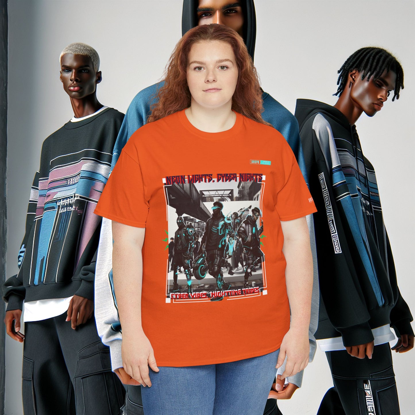 Unisex Heavy Cotton Tee_ N8+ Series USHOSTEE_ PT2WW003_ 01 Oct 2025_ Limited Edition Casual Wear by WesternWaves: