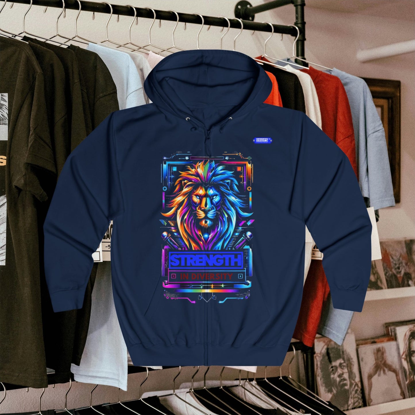 Unisex Full Zip Hoodie_ 21 June 2025_ Limited Edition Stylish Comfort by WesternWaves:
