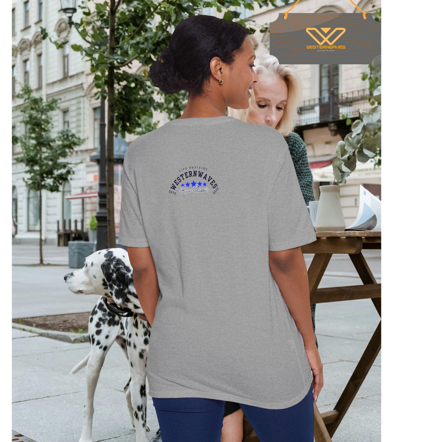 Unisex District® Re-Tee®_ N Series USDRR_ PT2WW001_ Sustainable Style by WesternWaves: