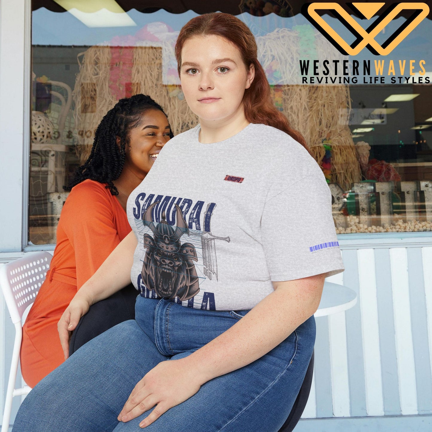 Unisex Ultra Cotton Tee_ Classic Comfort Unleashed_ N2 Series USUCTEE PT2WW004_ Limited Edition Maximum Comfort & Style by WesternWaves: