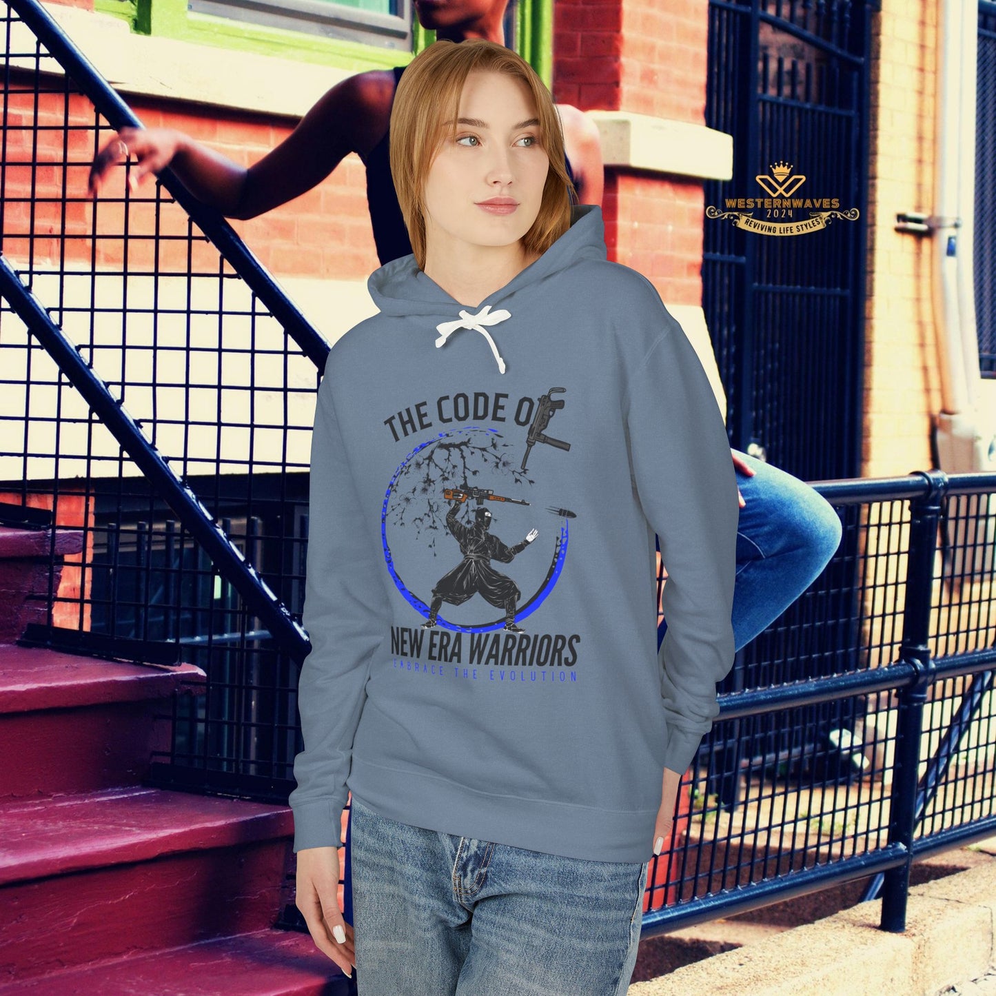 Unisex Lightweight Hooded Sweatshirt – N2+ Series SPW USLWHSS PT2WW014_ Limited Edition Crafted Comfort by WesternWaves: