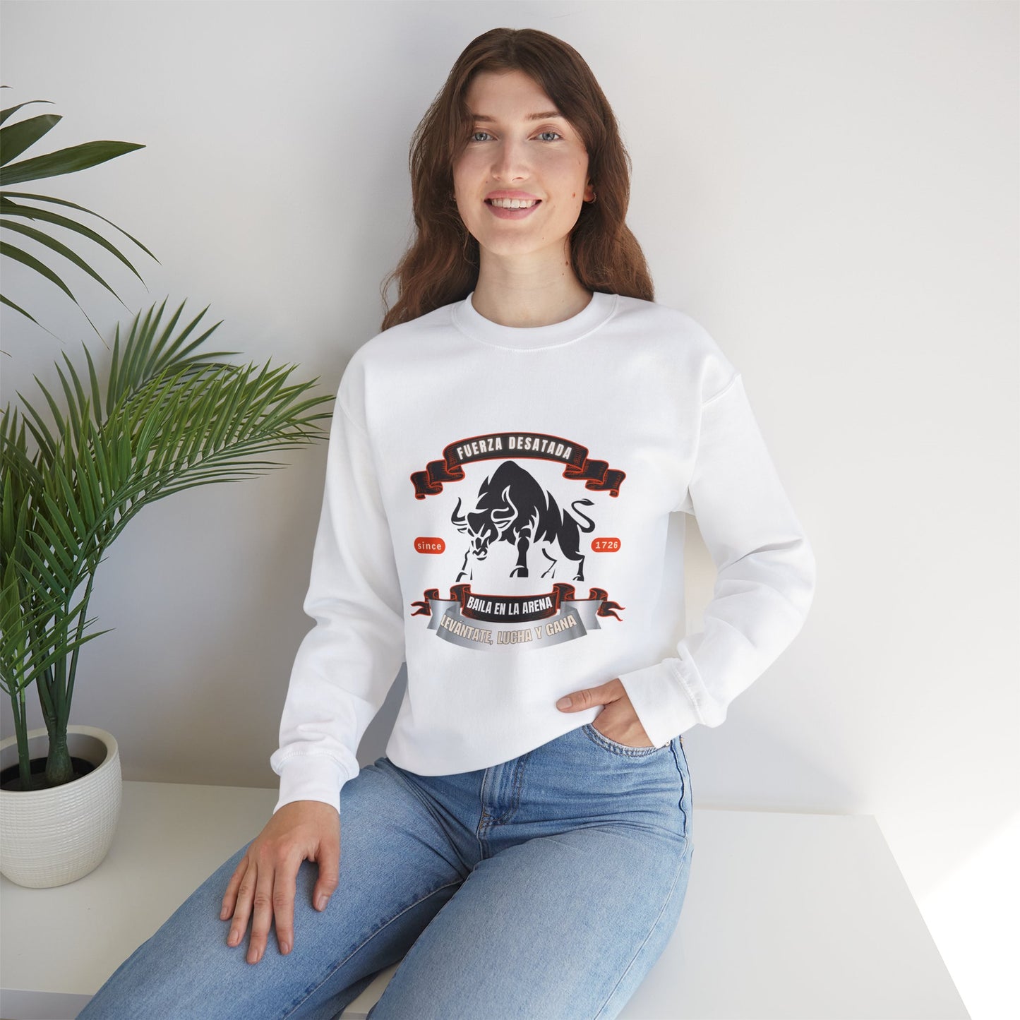 Unisex Heavy Blend™ Crewneck Sweatshirt_ N3+ Series UHBCSS PT2WW038_ Limited Edition Pure Luxury By WesternWaves: