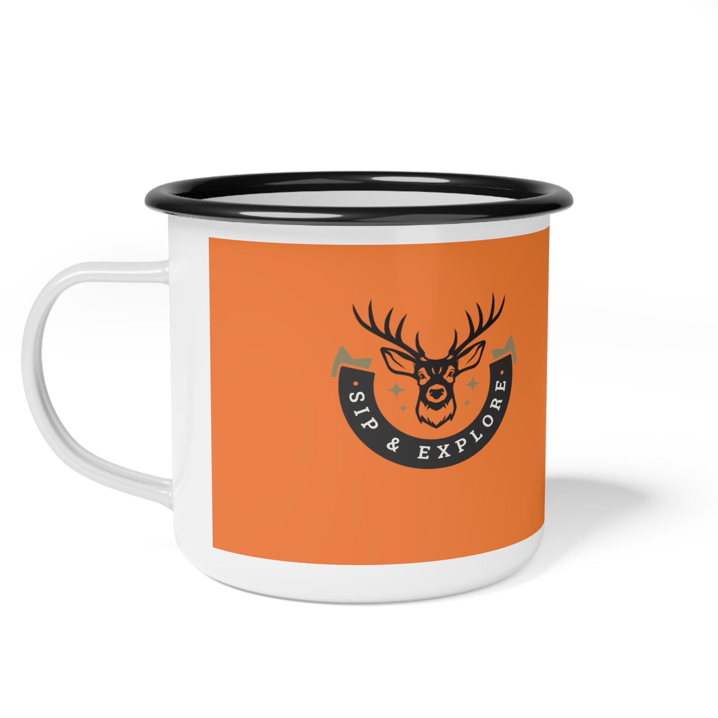Enamel Camp Cup - N+ Series ECC PT2WW006_ Wilderness Wanderer Limited Edition by WesternWawes