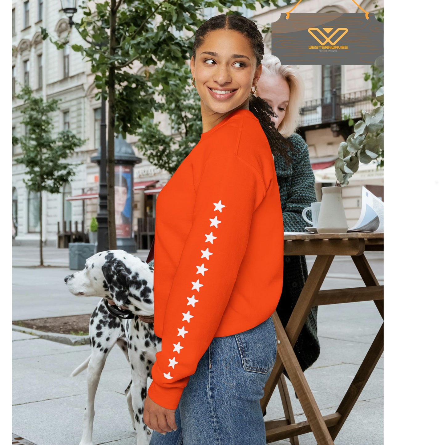 Unisex Heavy Blend™ Crewneck Sweatshirt_ N3+ Series UHBCSS PT2WV011_ Limited Edition Pure Luxury by WesternWaves: