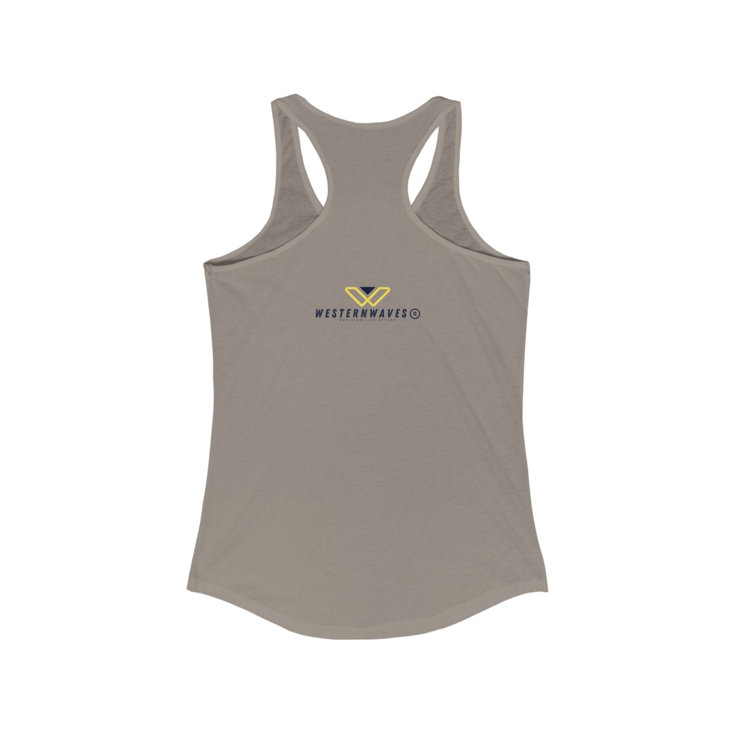 Women's Ideal Racerback Tank_ N2+ Series WIRBT PT2WW006_ Limited Edition Design for Comfort and Style by WesternWaves: