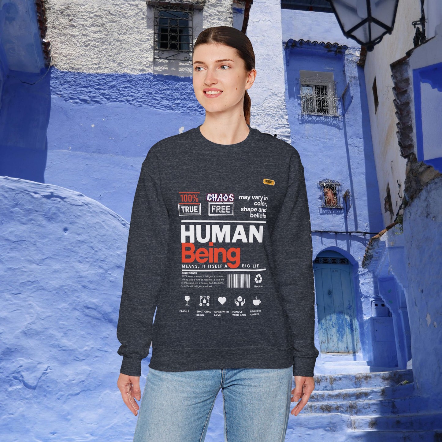 Unisex Heavy Blend™ Crewneck Sweatshirt_ N2 Series UHBCSS PT2WW019_ Limited Edition Pure Luxury By WesternWaves: