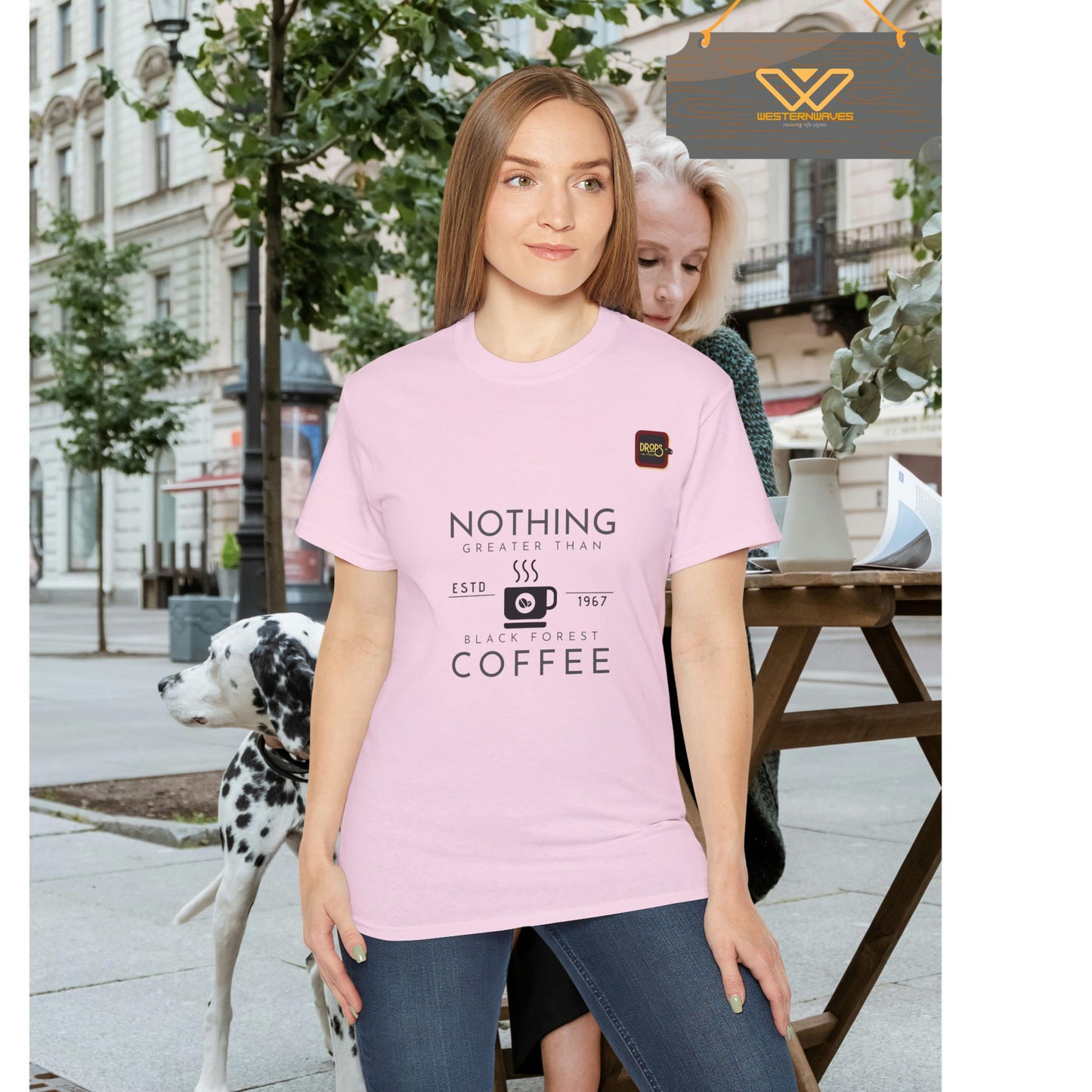 Unisex Ultra Cotton Tee_ Classic Comfort Unleashed_ N2+ Series USUCTEE PT2WW006_ Limited Edition Maximum Comfort & Style by WesternWaves: