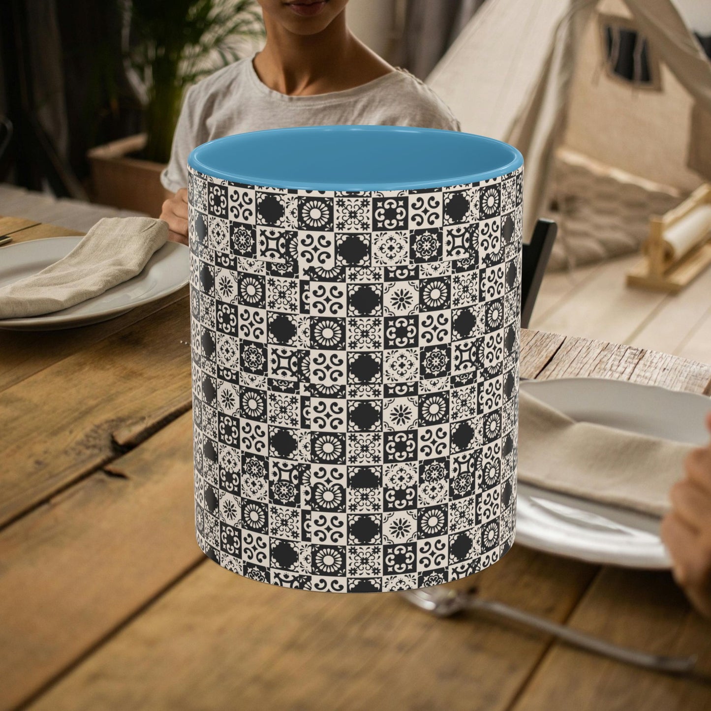 11oz Accent Mug_ N2 Series 11OZACM PT2WW001_ Limited Edition Perfect Blend of Style by WesternWaves: