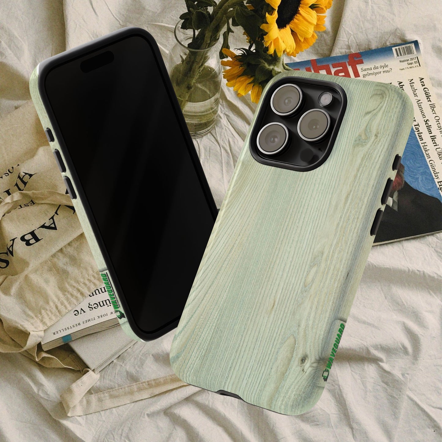 Tough Cases_ iPhone Case_ Series N8+ TCPCASE PT2WW005_ Limited Edition Wooden Grain Phone Case for iPhones by WesternWaves_