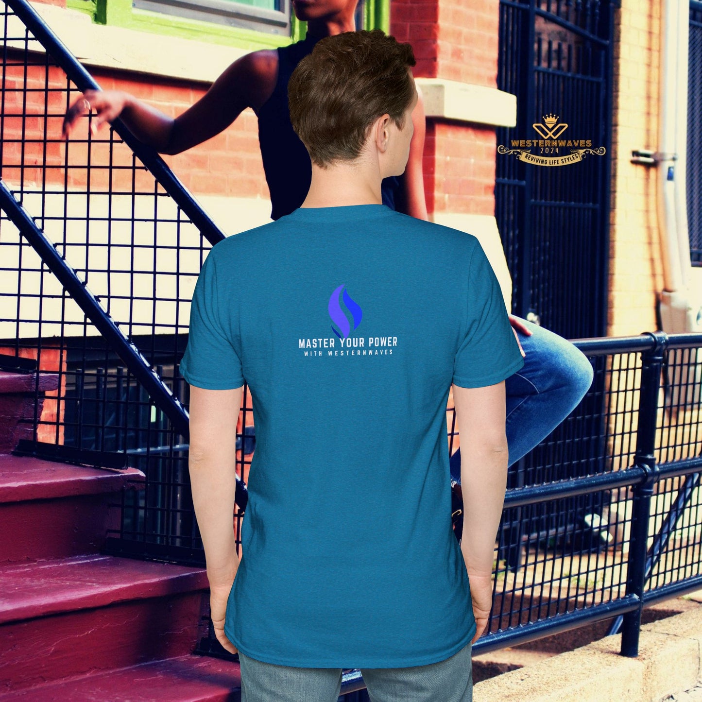 Unisex Softstyle T-Shirt_ N3+ Series USSTS FT2WW005_ Limited Edition Redefines & Relaxation by WesternWaves: