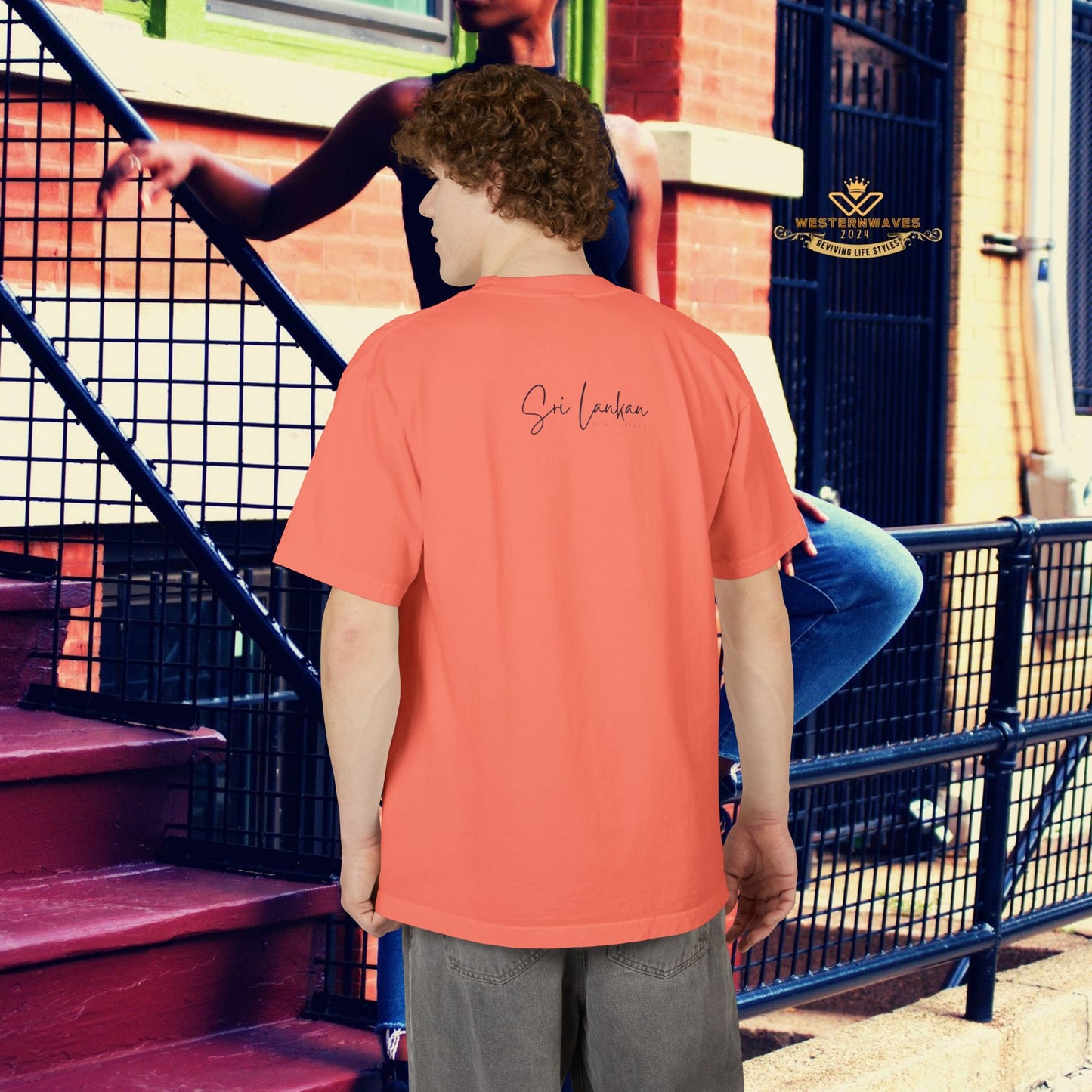 Unisex Garment-Dyed Drop-Shoulder T-Shirt_ N7* Series USGDDSTSHIRT PT2WW002_ Limited Edition Style & Comfort by WesternWaves: