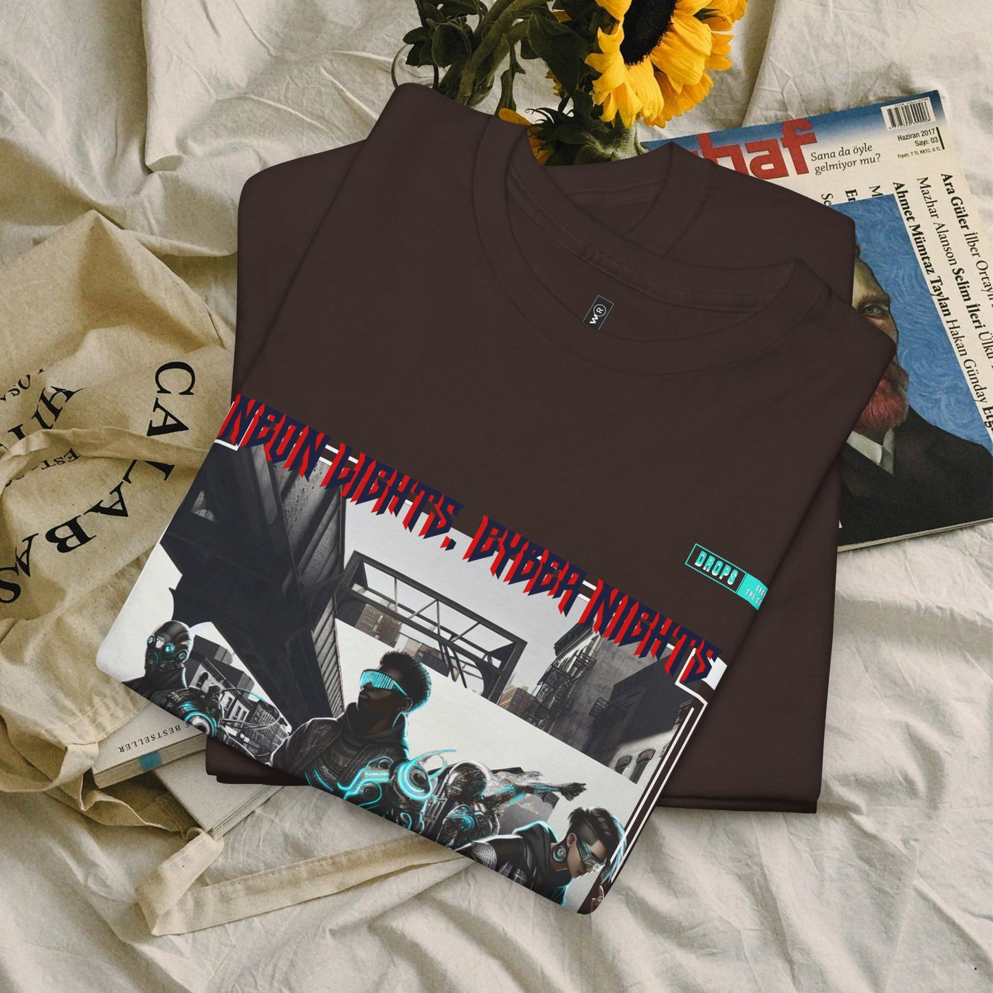 Unisex Heavy Cotton Tee_ N8+ Series USHOSTEE_ PT2WW003_ 01 Oct 2025_ Limited Edition Casual Wear by WesternWaves: