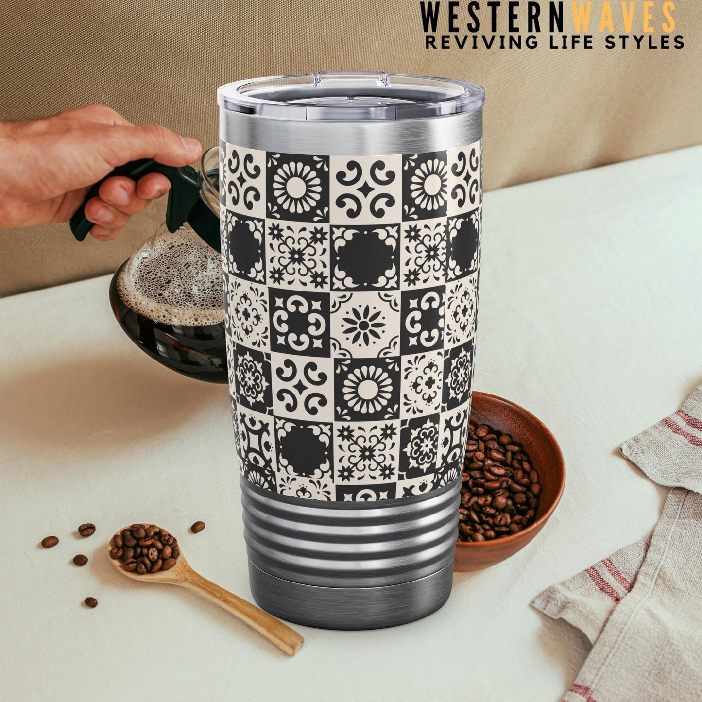 Ringneck Tumbler, 20oz_ N Series RNT20OZ PT2WW001_ Limited Edition Masterpiece by WesternWaves: