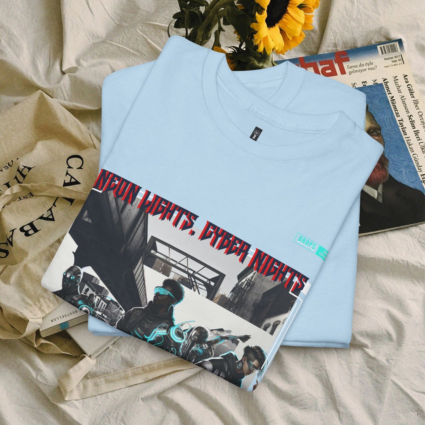 Unisex Heavy Cotton Tee_ N8+ Series USHOSTEE_ PT2WW003_ 01 Oct 2025_ Limited Edition Casual Wear by WesternWaves: