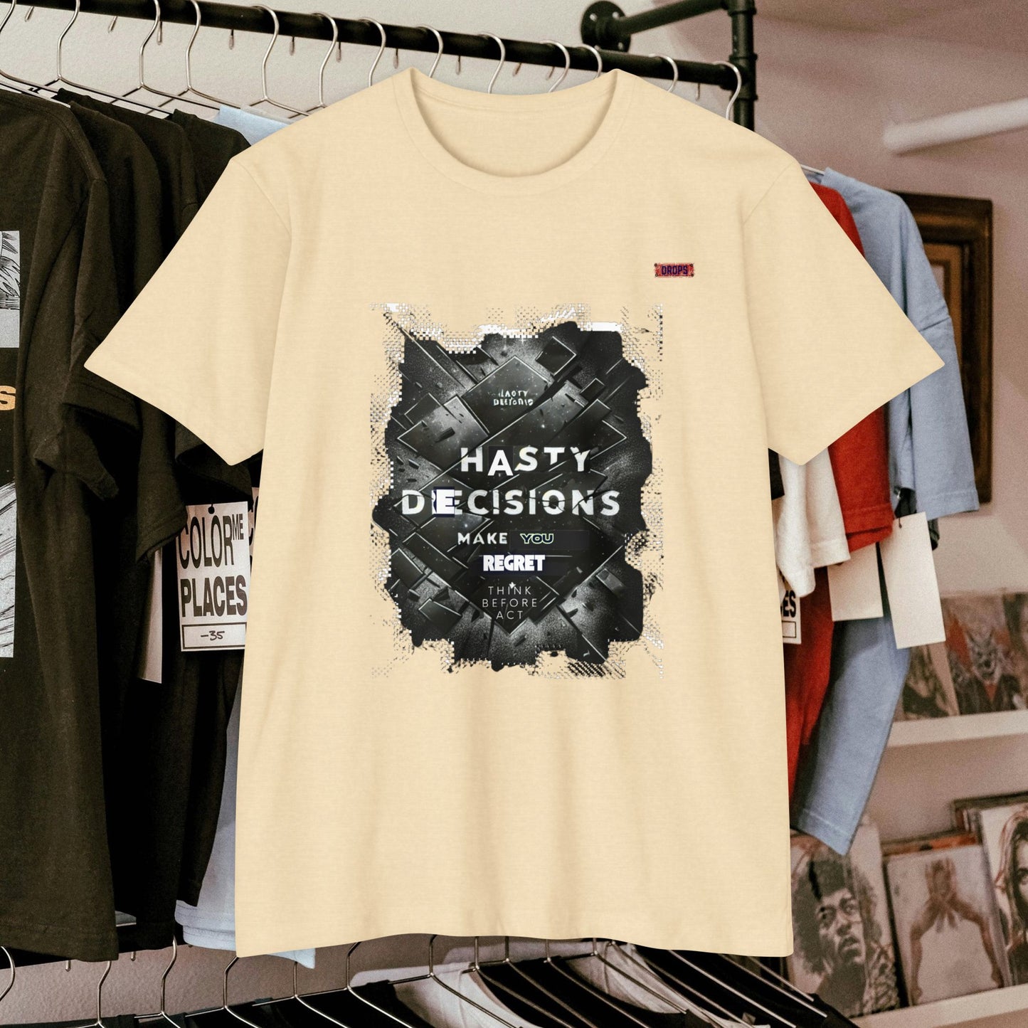 Unisex CVC Jersey T-shirt_ N8+ Series USCVCJTS PT2WW001_ Limited Edition CVC T-shirt by WesternWaves:
