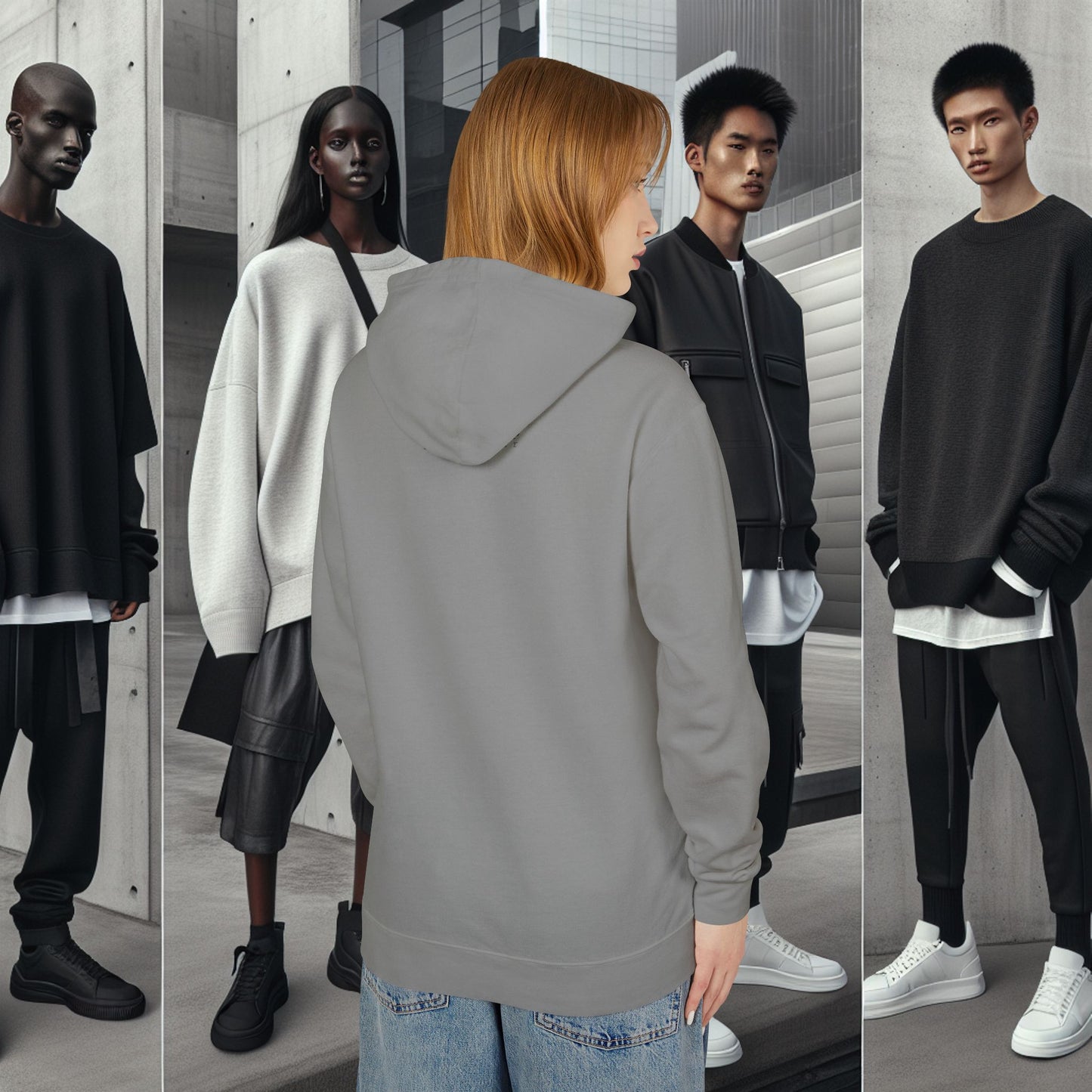 Unisex Lightweight Hooded Sweatshirt_ Series UWD 0052_ Limited Edition Streetwear Classic by WesternWaves: