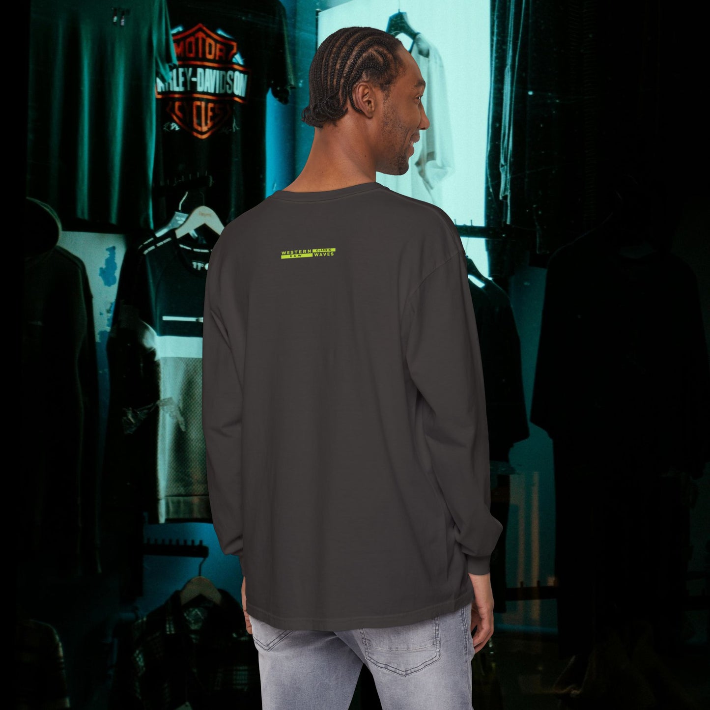 Unisex Long Sleeve T-Shirt_ N7 Series USLSTSHIRT PT2WW002_ Limited Edition Trendy Vibes by WesternWaves: