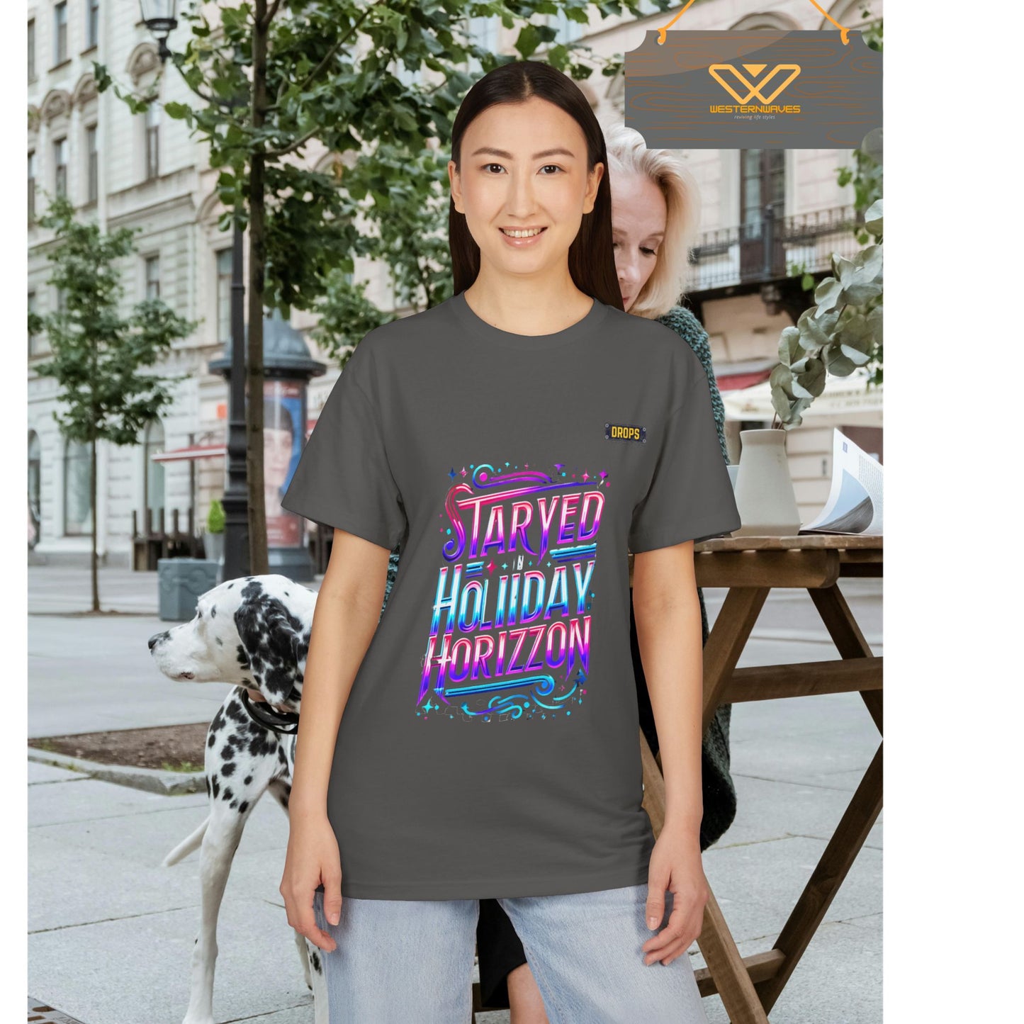 Unisex Sueded T-shirt_ 28 June 2025_ Limited Edition Summer Festivities, by WesternWaves: