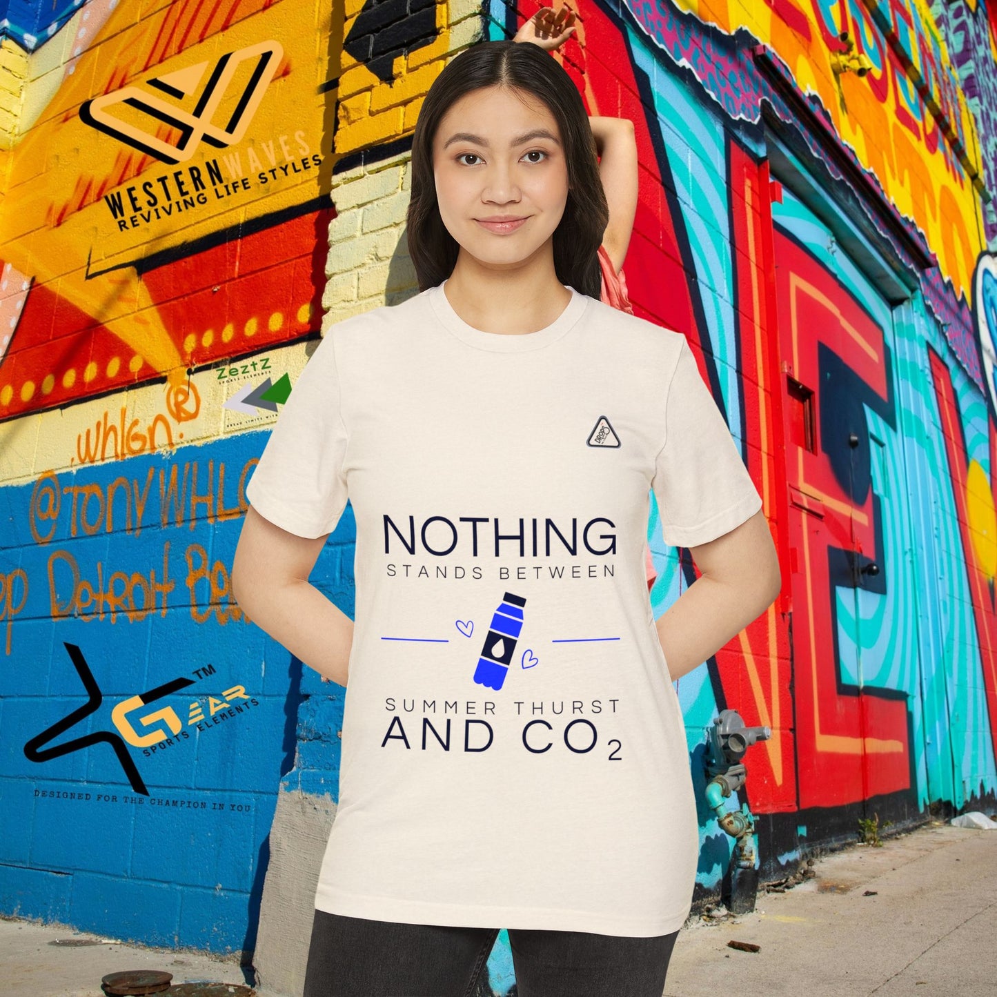 Eco-Friendly Unisex T-Shirt_ N7* Series ECOFUSTS PT2WW001_ Limited Edition Eco-Friendly T-Shirt by WesternWaves: