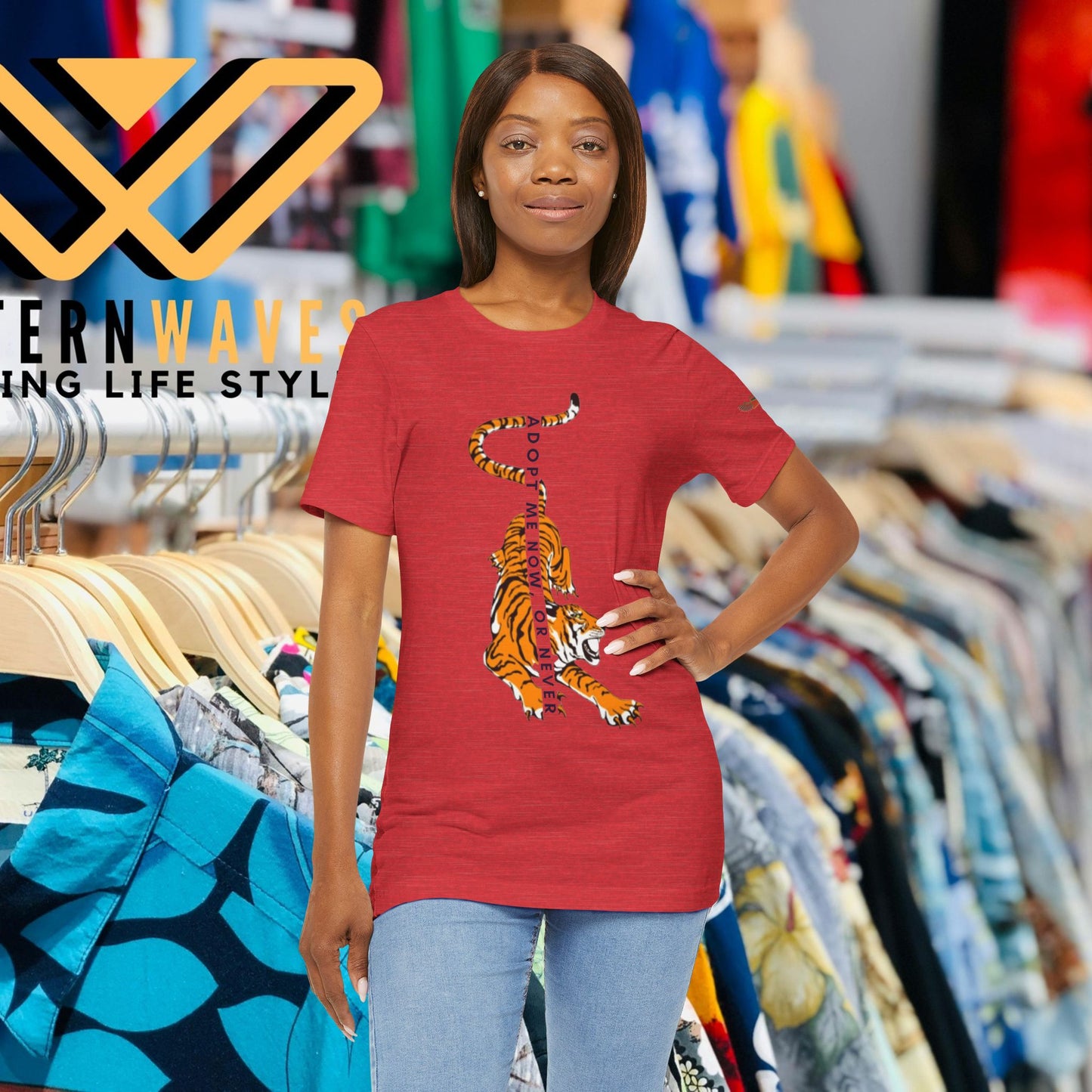 Unisex Jersey Short Sleeve Tee_ N2 Series PT2WW003_Limited Edition by WesternWaves: