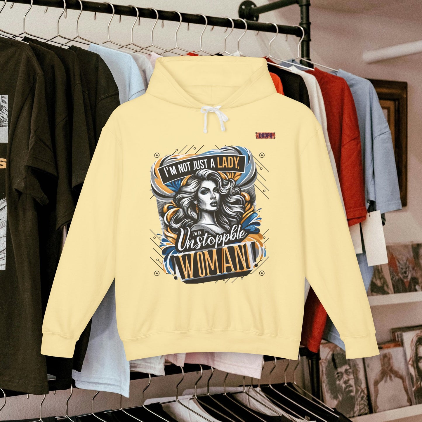 Unisex Lightweight Hooded Sweatshirt_ Series N8+ USMH PT2WW001_ SHD 004_ Limited Edition by WesternWaves: