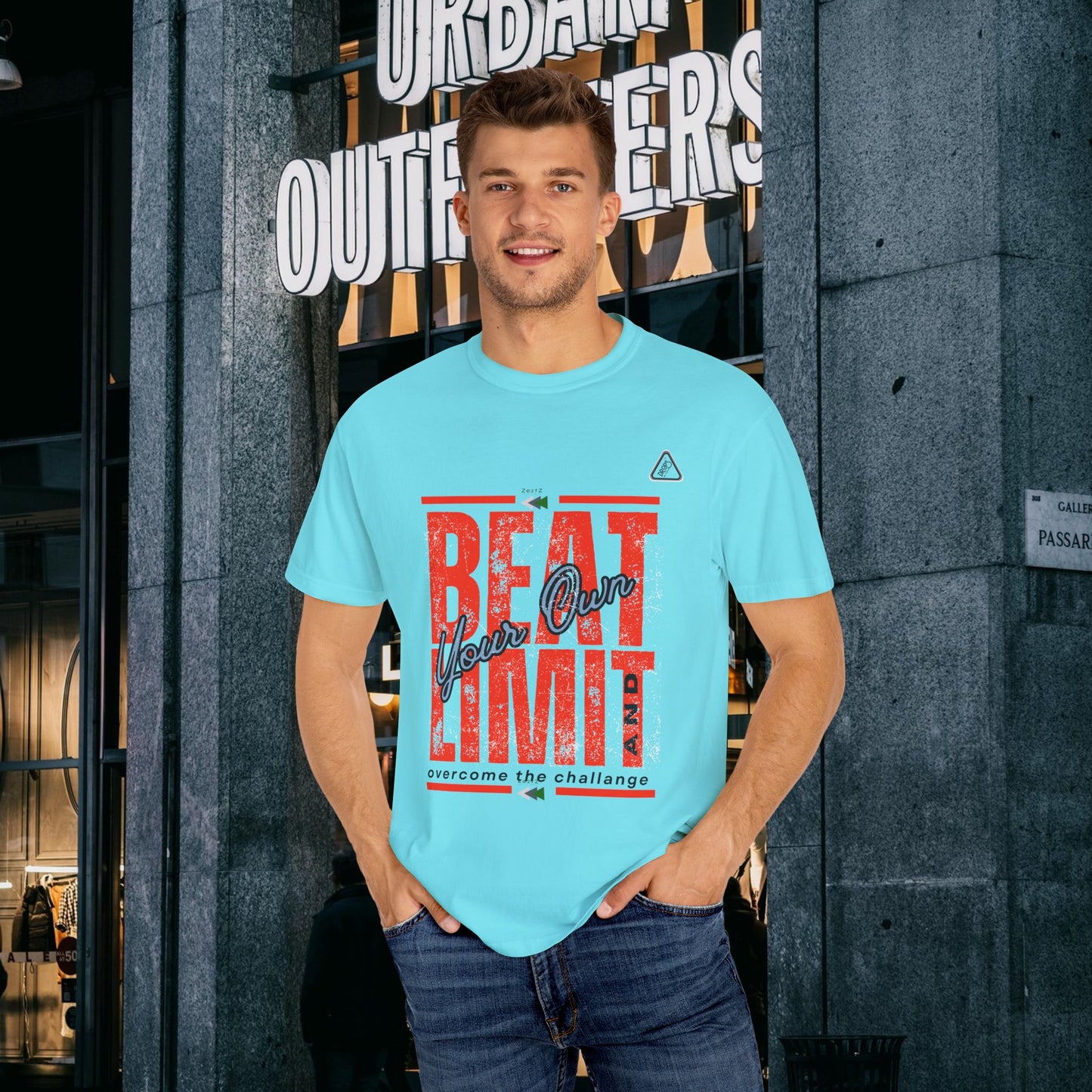Unisex Garment-Dyed T-shirt_ N2 Series USGDTS PT2WW002_ Comfort Colors 1717_ WesternWaves Limited Edition: