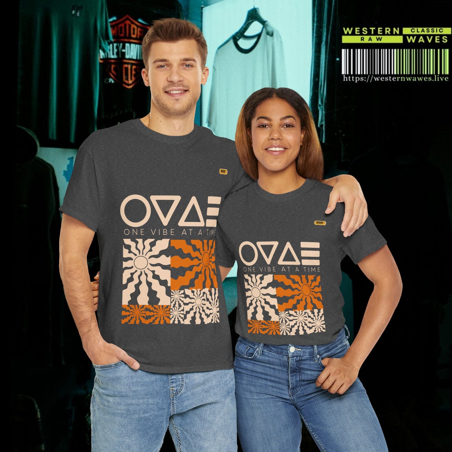 Unisex Heavy Cotton Tee_ Series N7* USHCTEE PT2WW003_ Limited Edition Heavy Cotton Tee by WesternWaves: