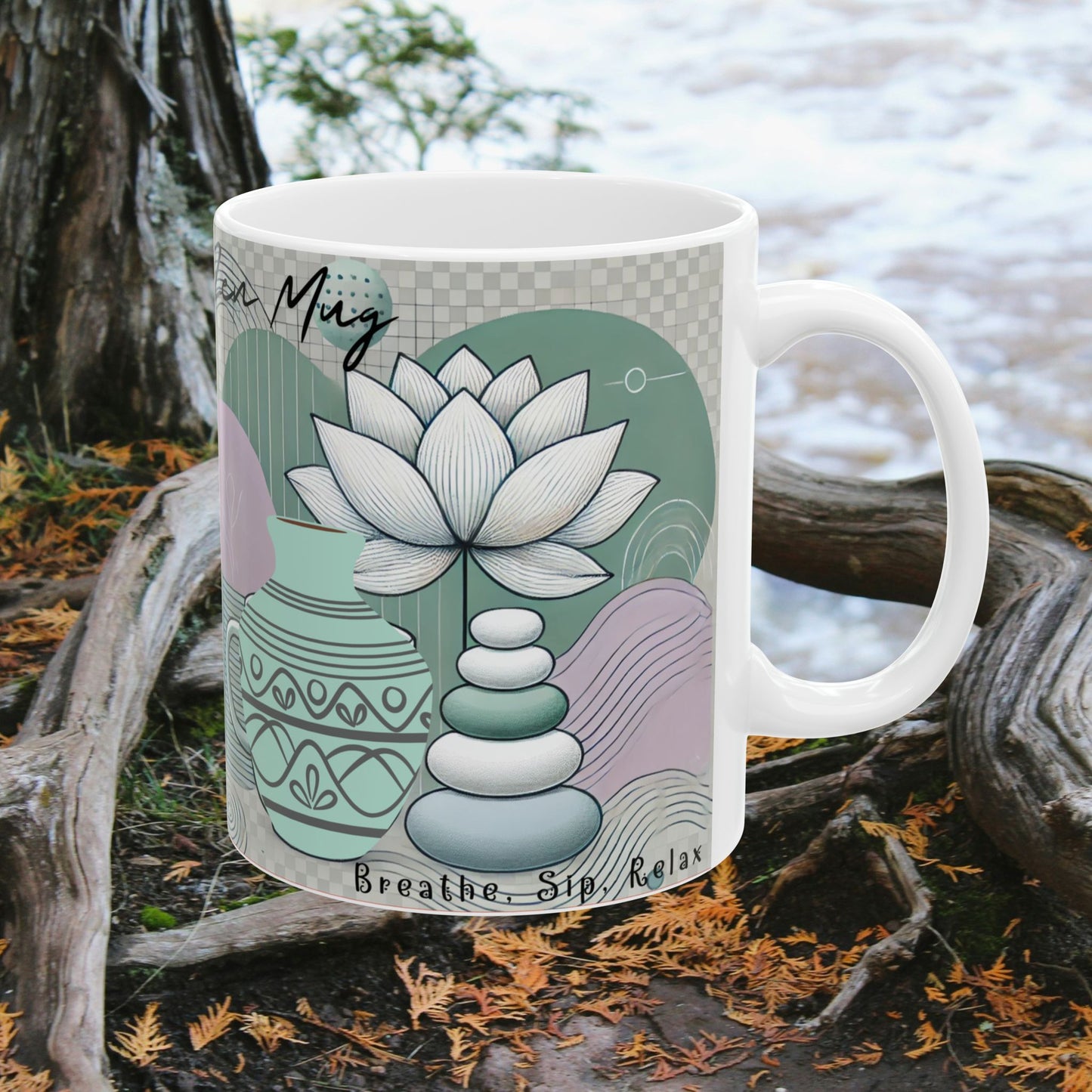 Ceramic Mug, (11oz, 15oz)_ N3+ Series CM10OZ&15OZ PT2WW002_ Limited Edition by WesternWaves: