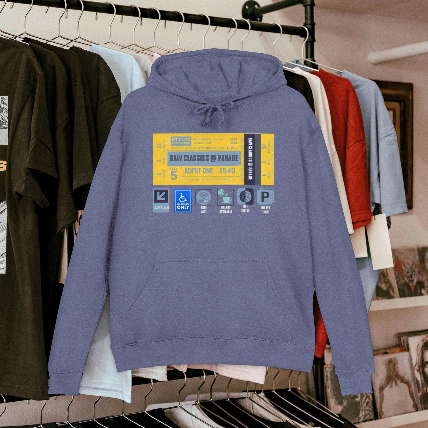 Unisex French Terry Hoodie_ 24 June 2025_ Limited Edition Stylish Fashion by WesternWaves: