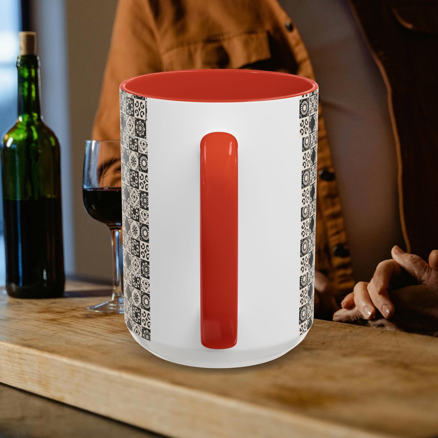 11oz Accent Mug_ N2 Series 11OZACM PT2WW001_ Limited Edition Perfect Blend of Style by WesternWaves: