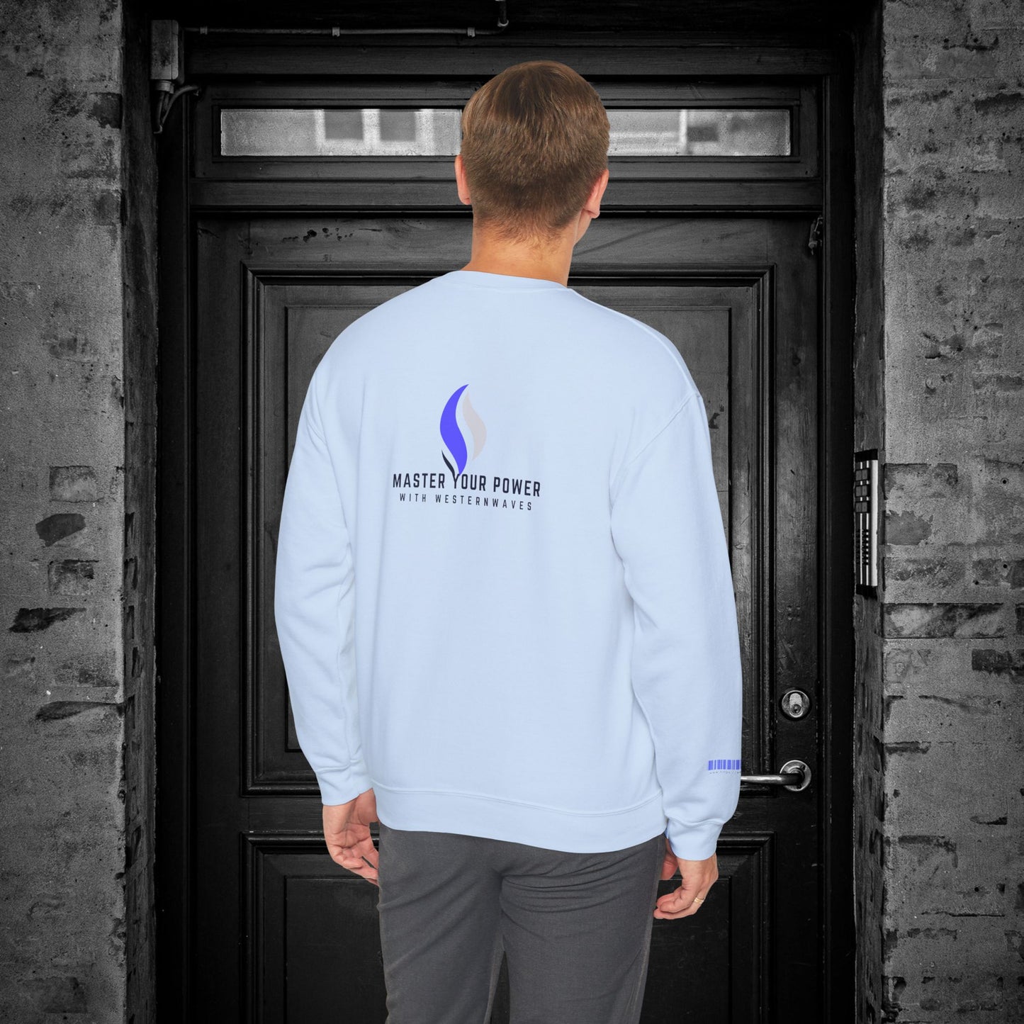 Unisex Heavy Blend™ Crewneck Sweatshirt_ N2+ Series UHBCSS PT2WW028_ Limited Edition Pure Luxury By WesternWaves: