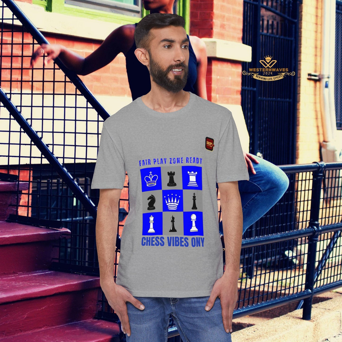 Unisex District® Re-Tee®_ N Series USDRR_ PT2WW001_ Sustainable Style by WesternWaves: