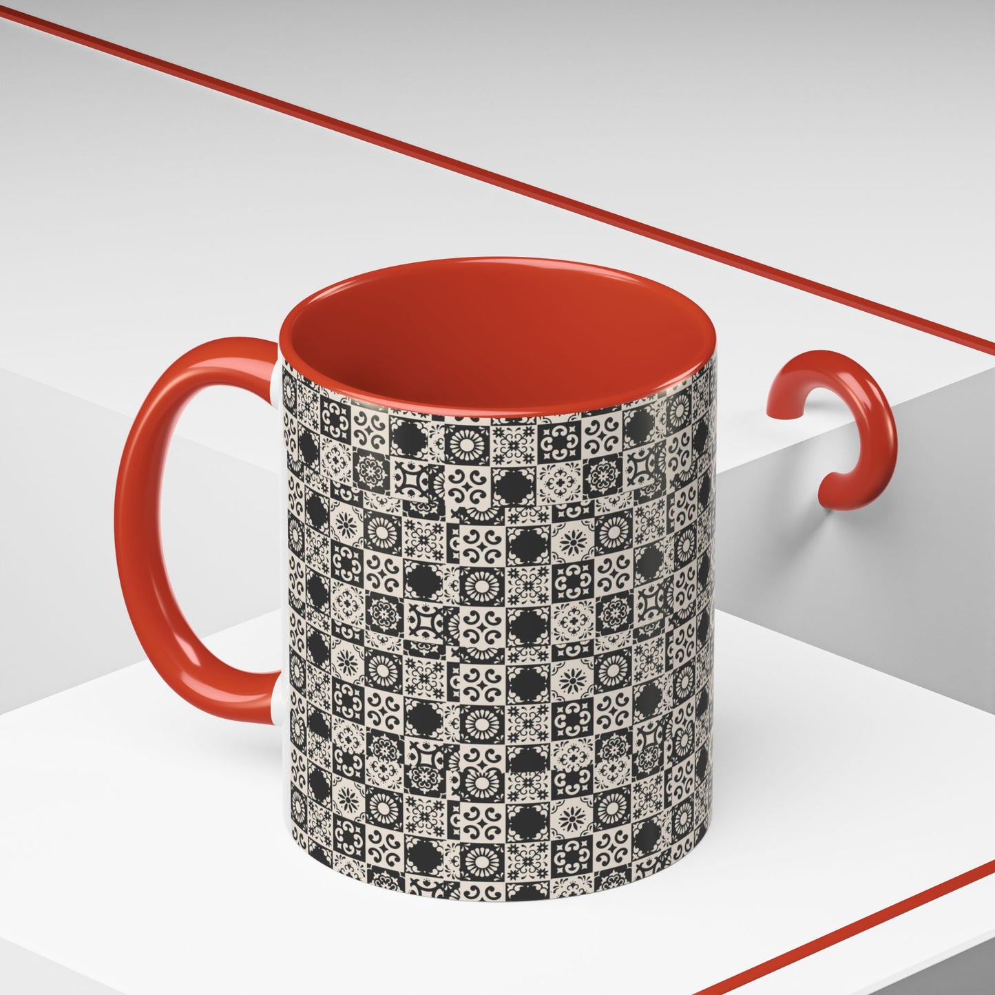 11oz Accent Mug_ N2 Series 11OZACM PT2WW001_ Limited Edition Perfect Blend of Style by WesternWaves: