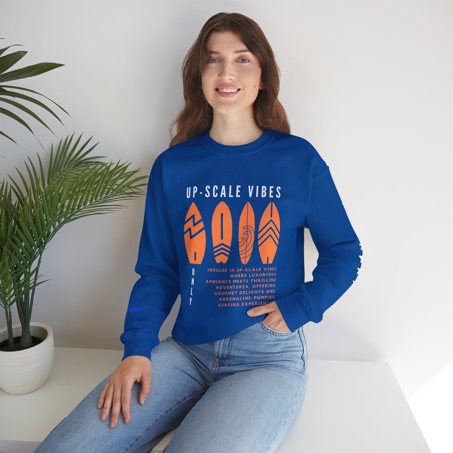 Unisex Heavy Blend™ Crewneck Sweatshirt_ N3+ Series UHBCSS PT2WW009_ Limited Edition Pure Luxury by WesternWaves: