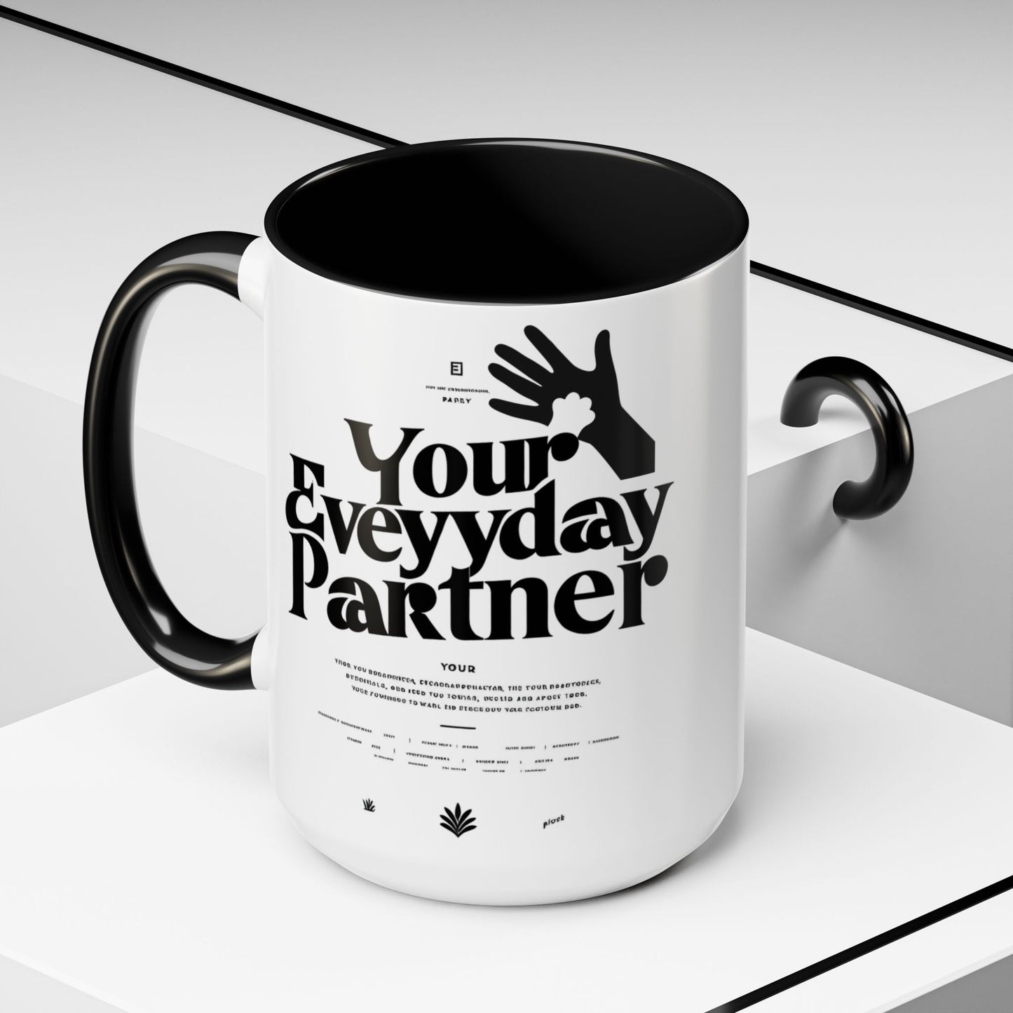 Accent Coffee Mug 11oz, 15oz_ N3* Series ACM11OZ PT2WW023_ Limited Edition Perfect Blend of Style by WesternWaves: