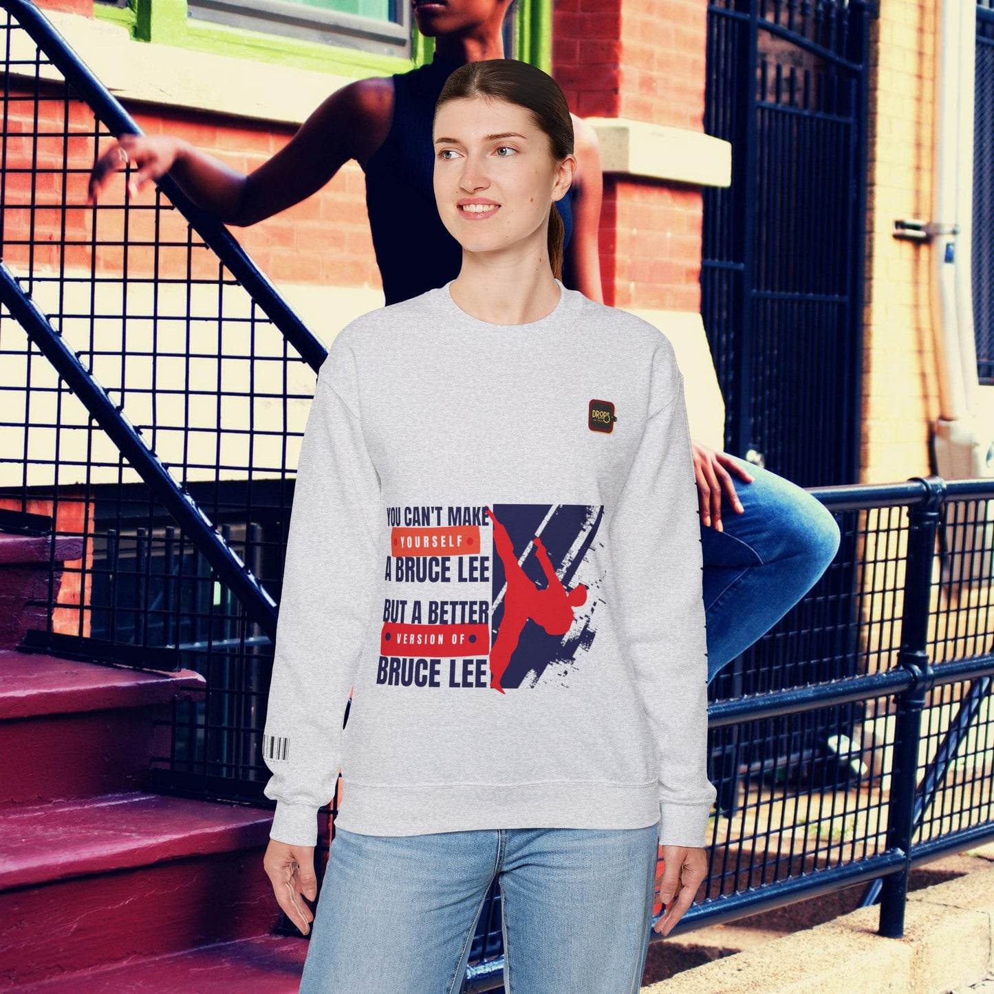 Unisex Heavy Blend™ Crewneck Sweatshirt_ N2 Sports Series UHBCSS PT2WW010_ Limited Edition ‘Zeztz’ Brand Sports Elements by WesternWaves: