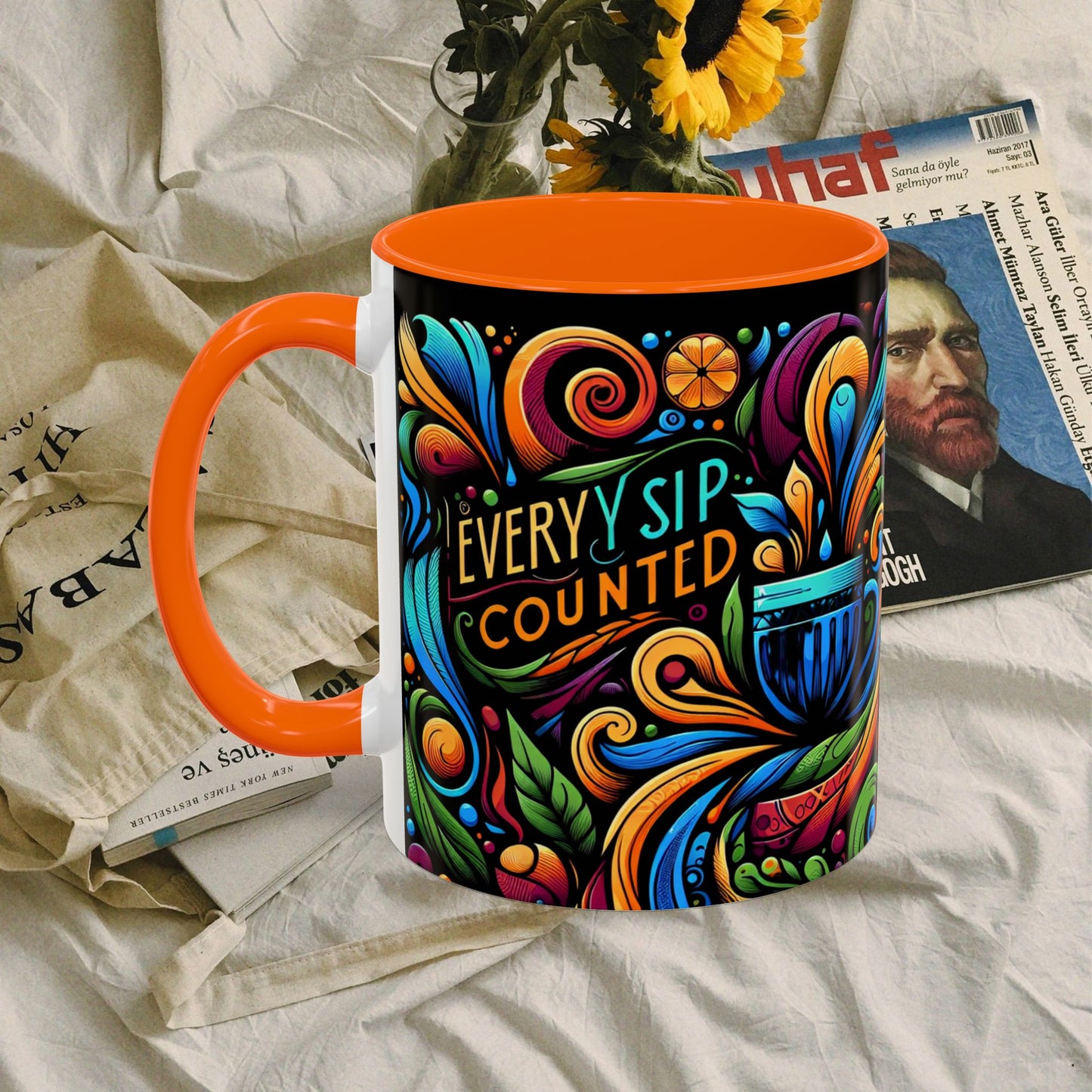 Accent Coffee Mug 11_ N3* Series ACM11OZ PT2WW022_ Limited Edition Perfect Blend of Style by WesternWaves: