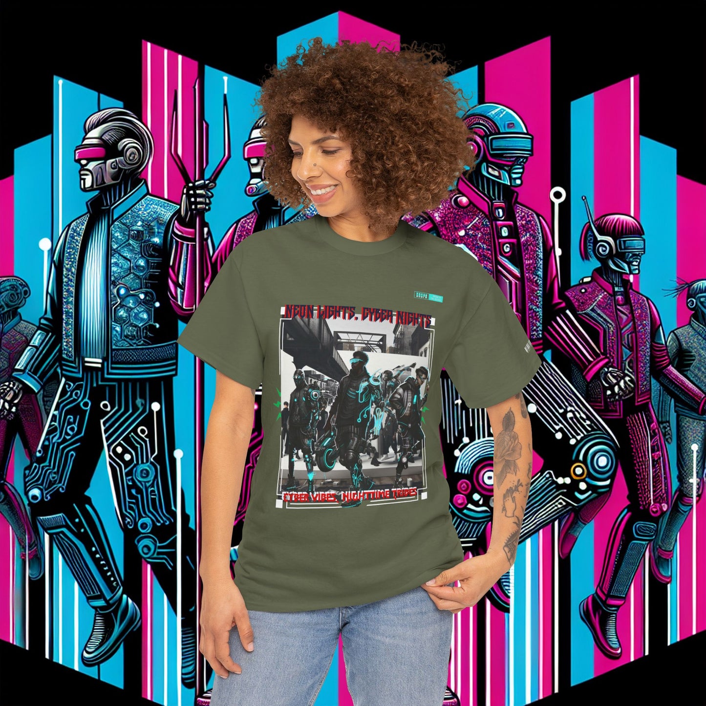 Unisex Heavy Cotton Tee_ N8+ Series USHOSTEE_ PT2WW003_ 01 Oct 2025_ Limited Edition Casual Wear by WesternWaves: