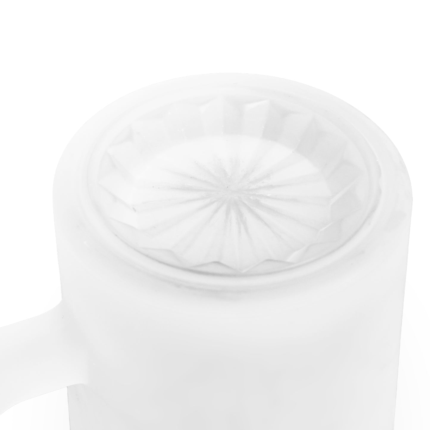 Frosted Glass Beer Mug - Stylish Sipping Essential_ N3+ Series FGBM PT2WW016_ Limited Edition by WesternWaves: