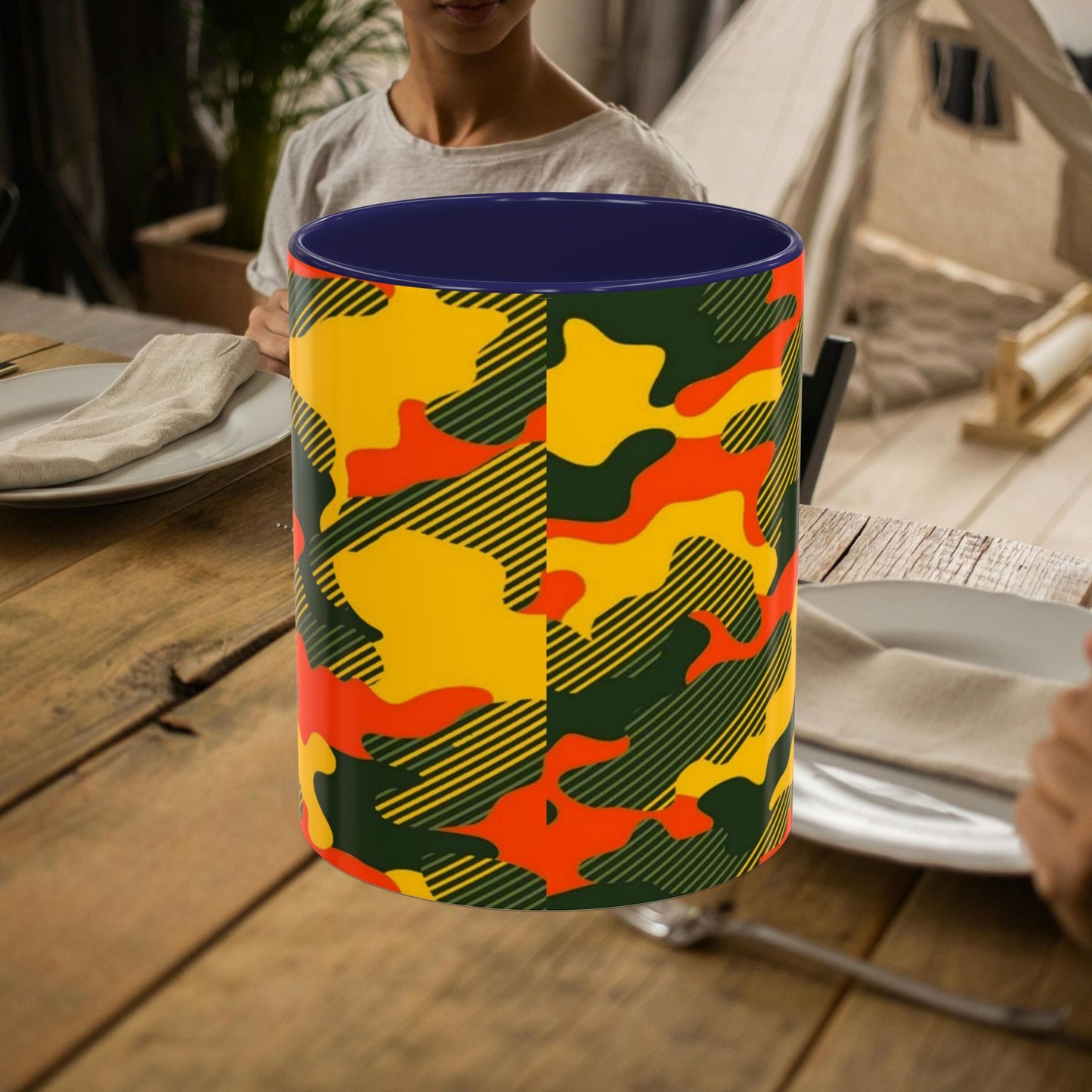 Accent Coffee Mug 11oz, 15 oz_ N2 Series ACM11OZ PT2WW001_ Vibrant Limited Edition Design by WesternWawes