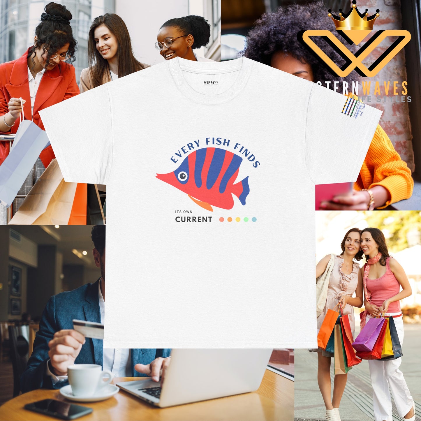 Unisex Heavy Cotton Tee_ Crafted from premium 100% cotton_ N+ Series UHCT PT2WV003_ Limited Edition by WesternWaves: