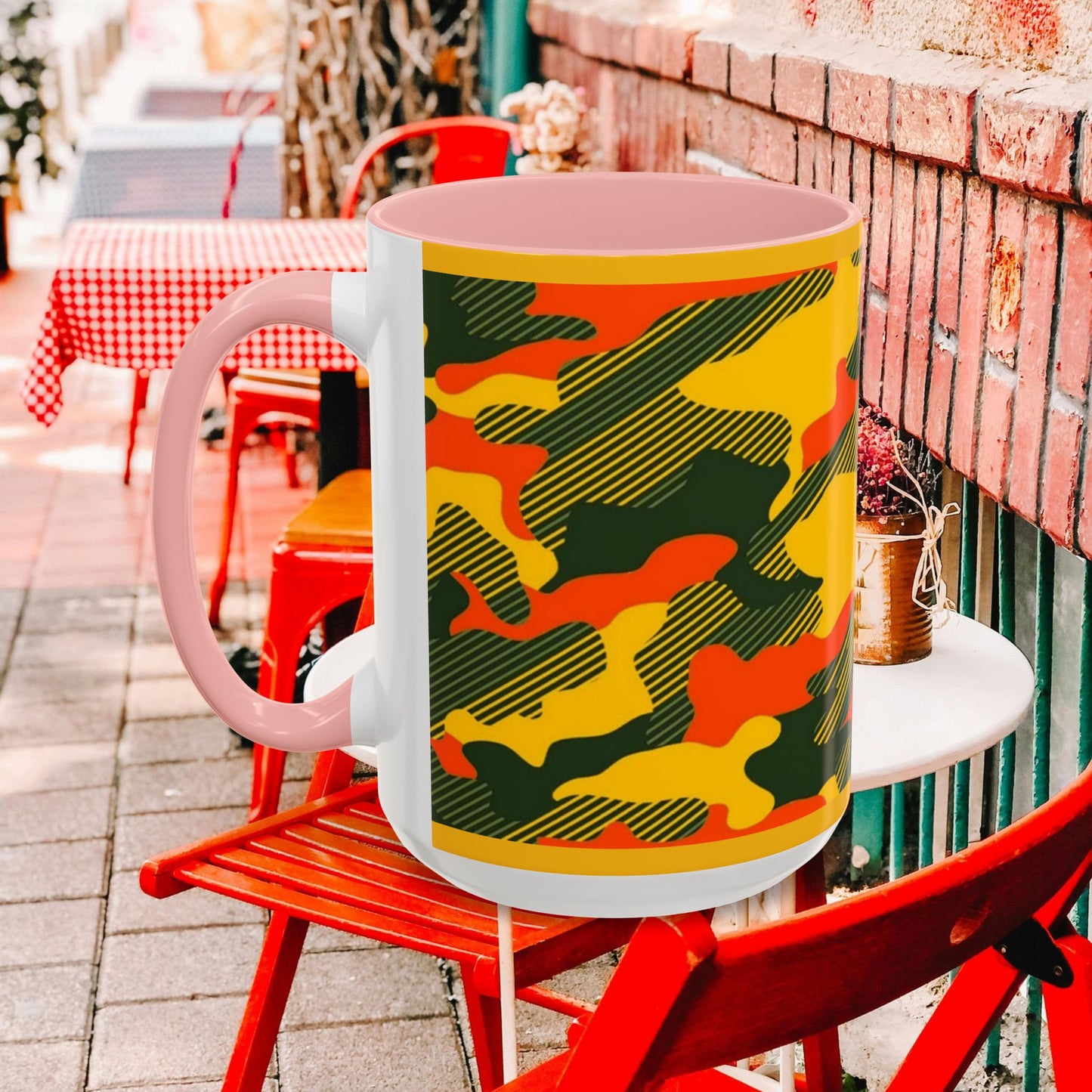 Accent Coffee Mug 11oz, 15 oz_ N2 Series ACM11OZ PT2WW001_ Vibrant Limited Edition Design by WesternWawes