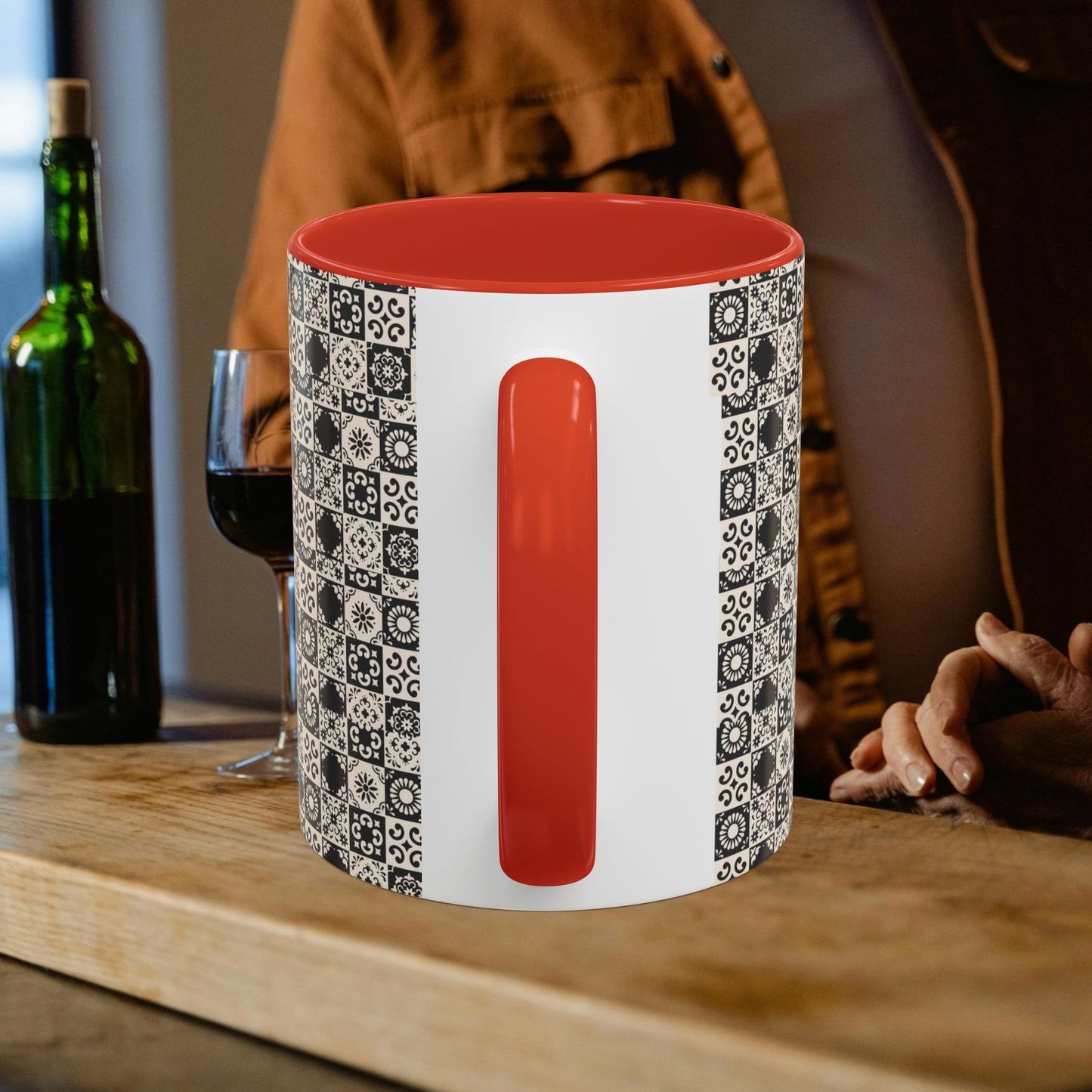 11oz Accent Mug_ N2 Series 11OZACM PT2WW001_ Limited Edition Perfect Blend of Style by WesternWaves:
