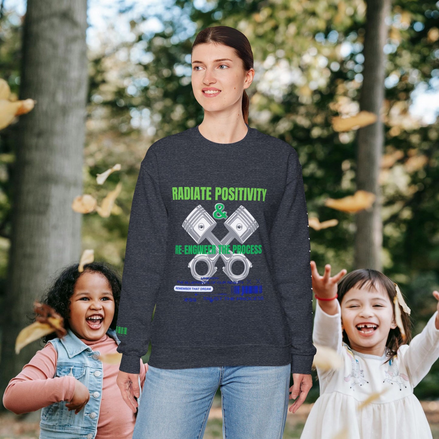 Unisex Heavy Blend™ Crewneck Sweatshirt_ N3+ Series UHBCSS PT2WW006_ Limited Edition Pure Luxury By WesternWaves: